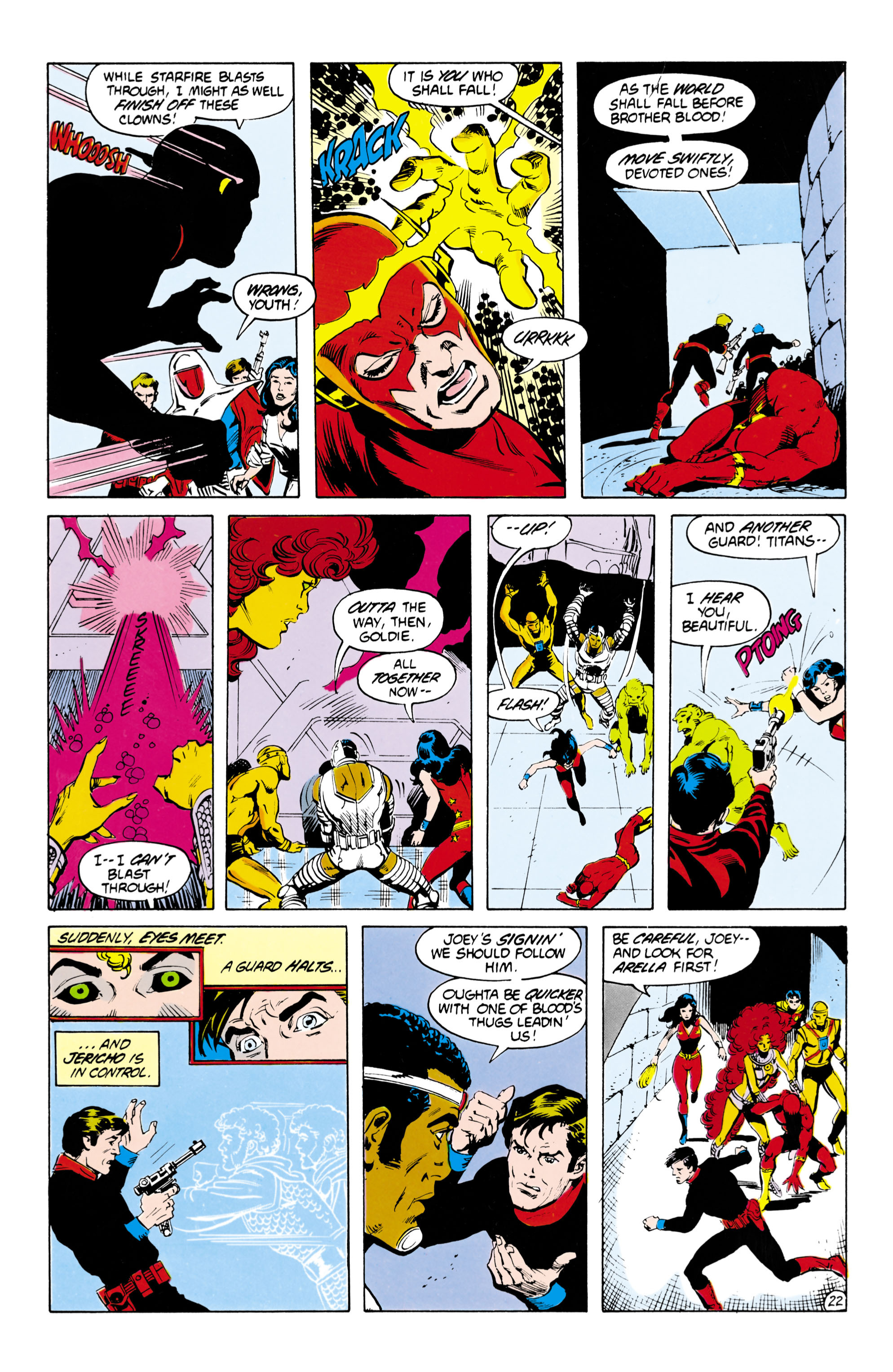 Read online The New Teen Titans (1984) comic -  Issue #28 - 22
