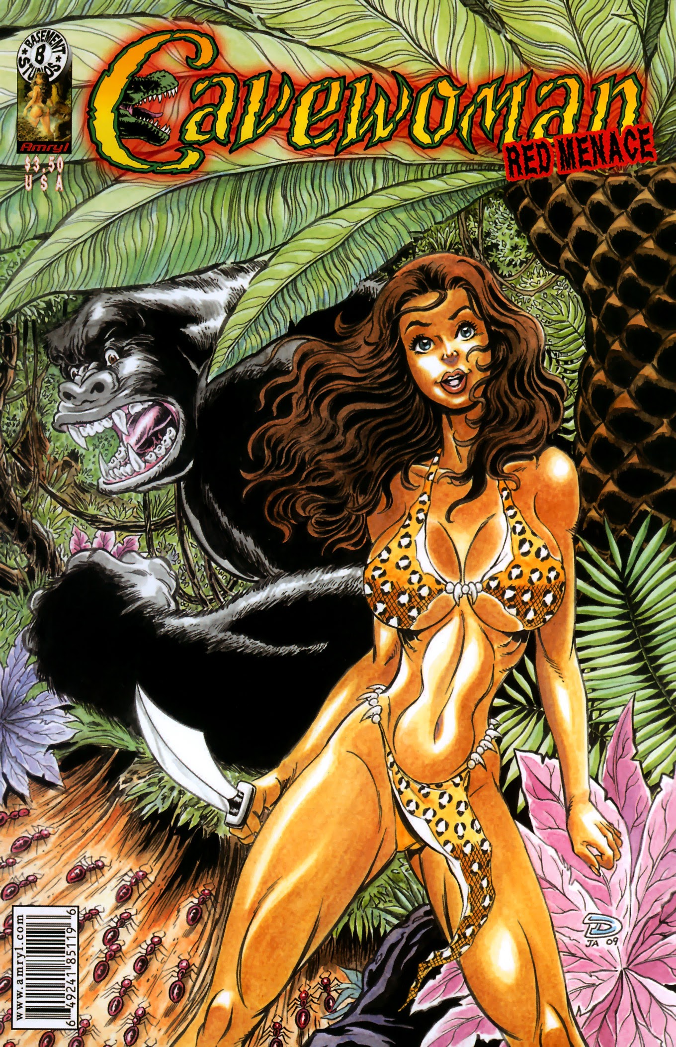 Read online Cavewoman: Red Menace comic -  Issue # Full - 1