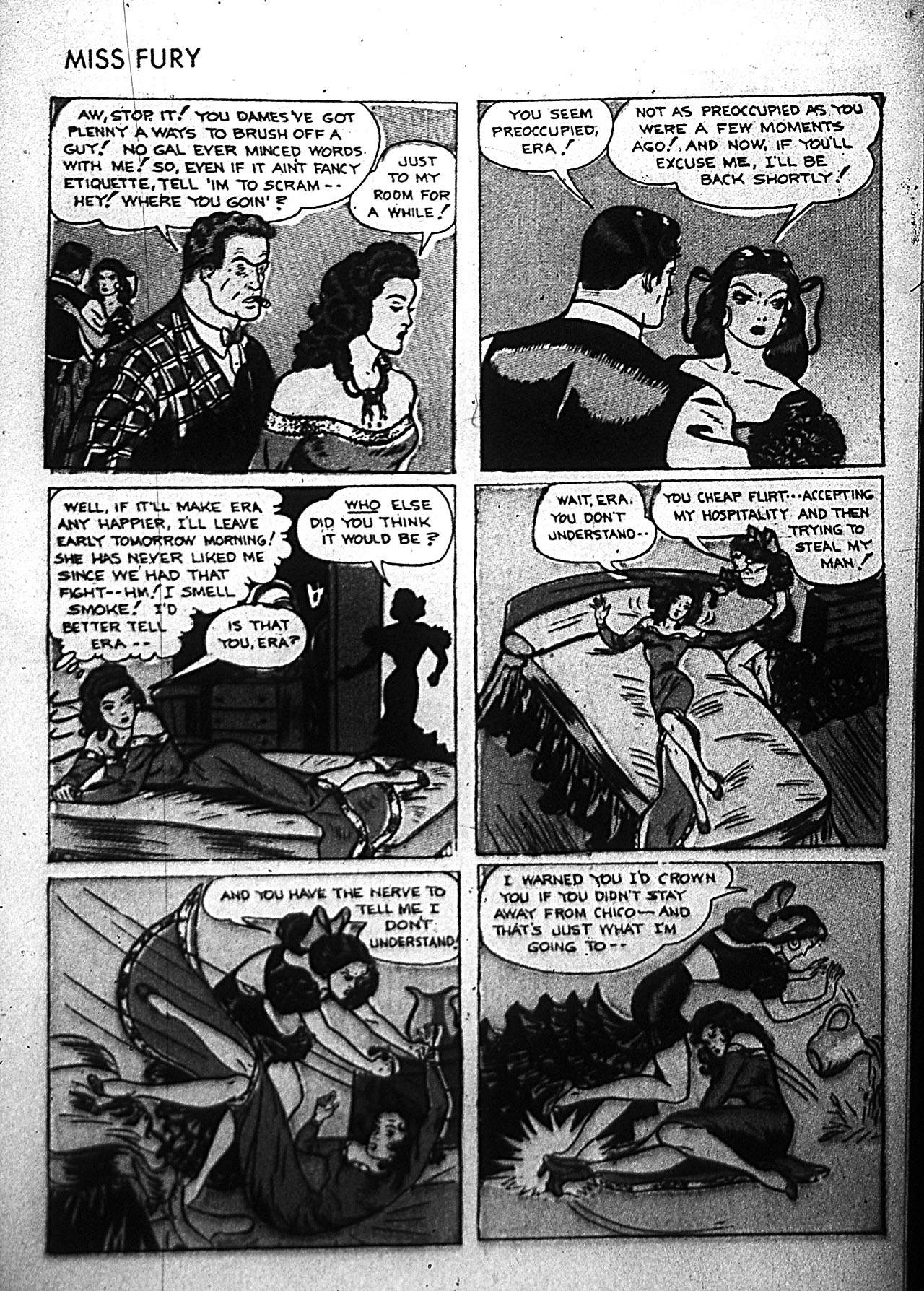 Read online Miss Fury (1942) comic -  Issue #4 - 15