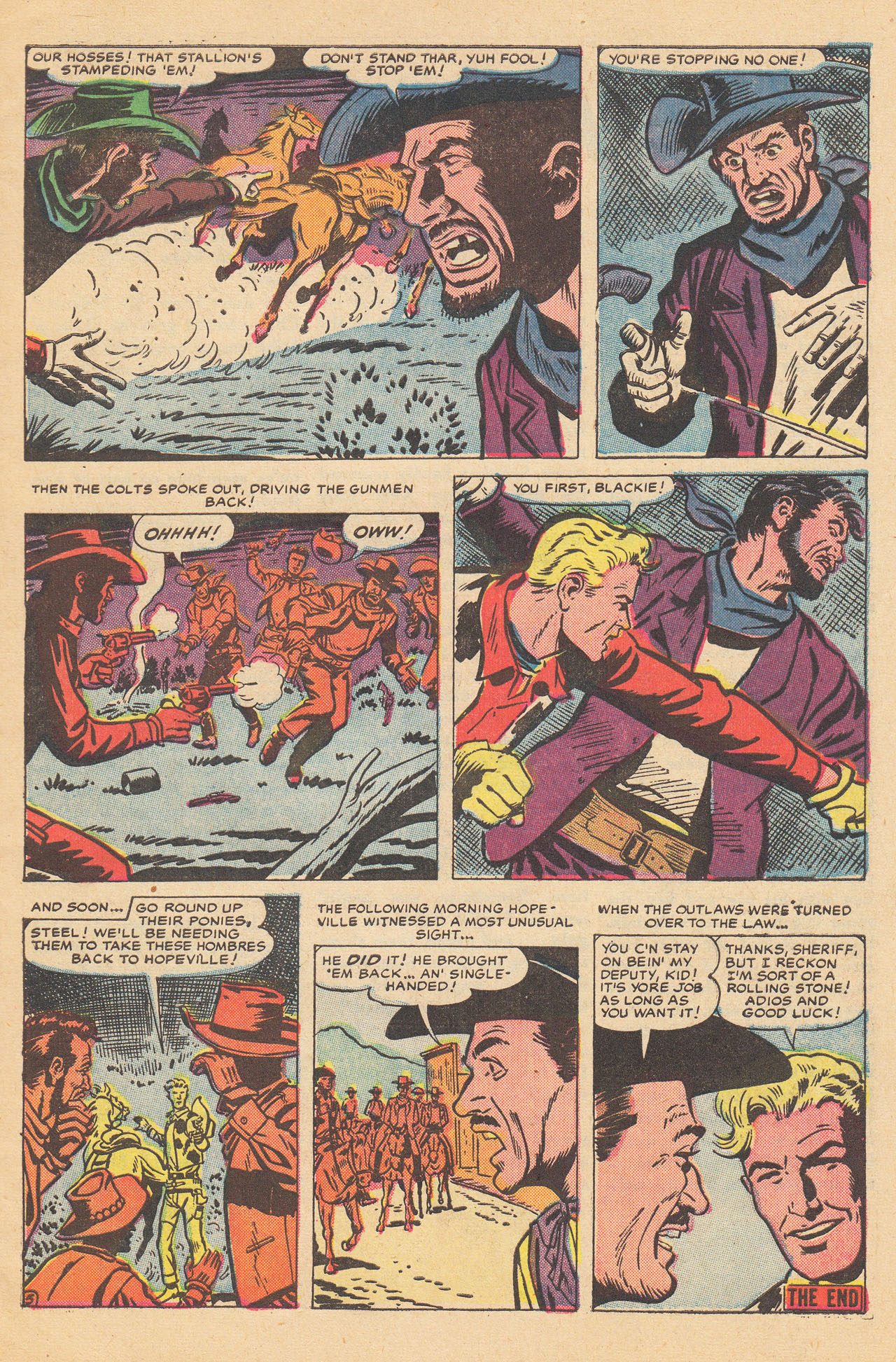 Read online Kid Colt Outlaw comic -  Issue #59 - 7