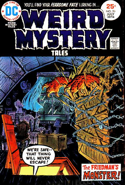 Read online Weird Mystery Tales comic -  Issue #20 - 1