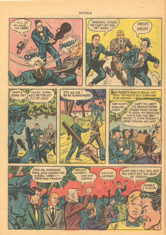 Read online Nyoka the Jungle Girl (1945) comic -  Issue #42 - 44