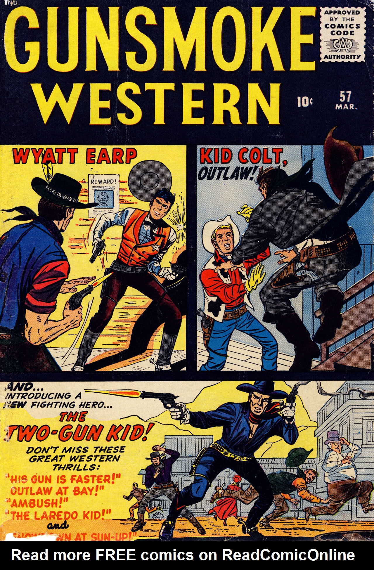 Read online Gunsmoke Western comic -  Issue #57 - 1