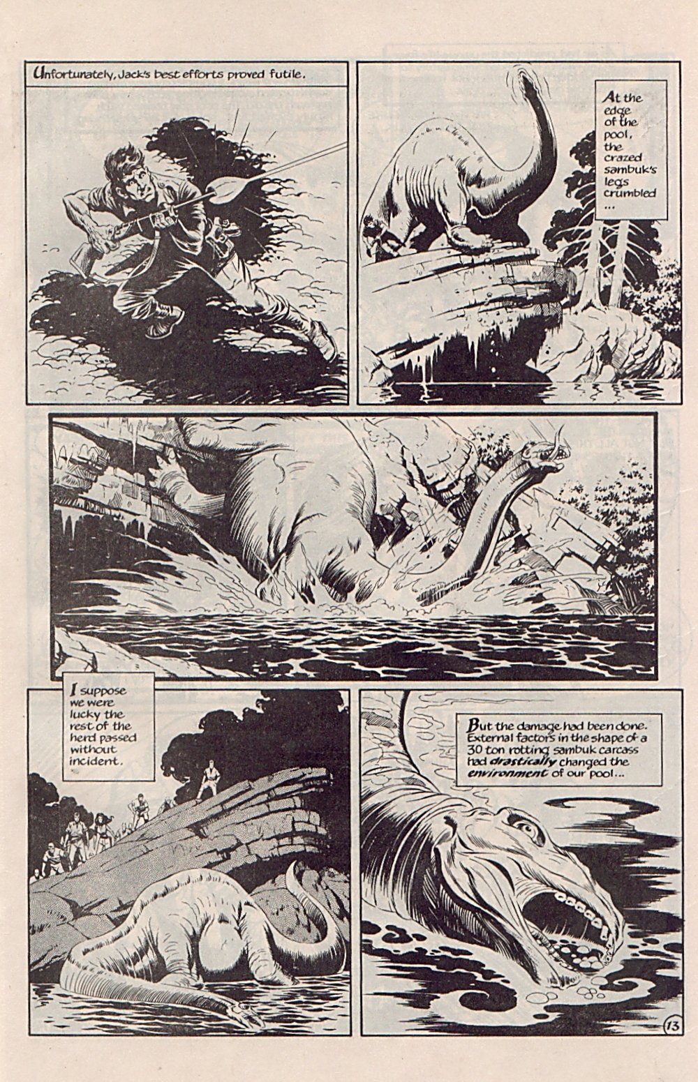 Read online Xenozoic Tales comic -  Issue #7 - 16