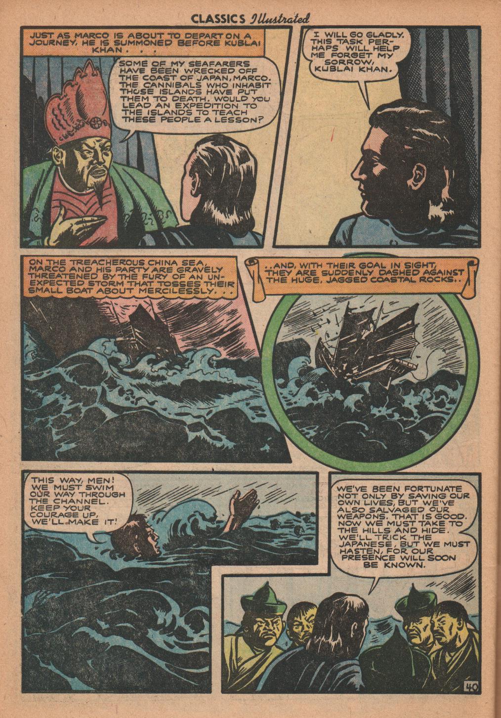 Read online Classics Illustrated comic -  Issue #27 - 40