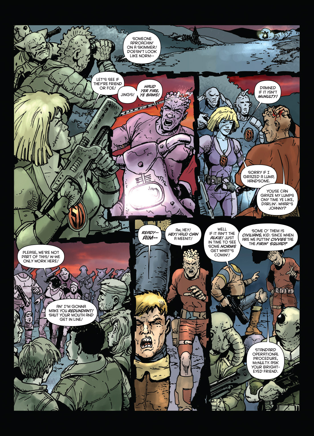 Read online Strontium Dog: The Life and Death of Johnny Alpha: Dogs of War comic -  Issue # TPB - 70