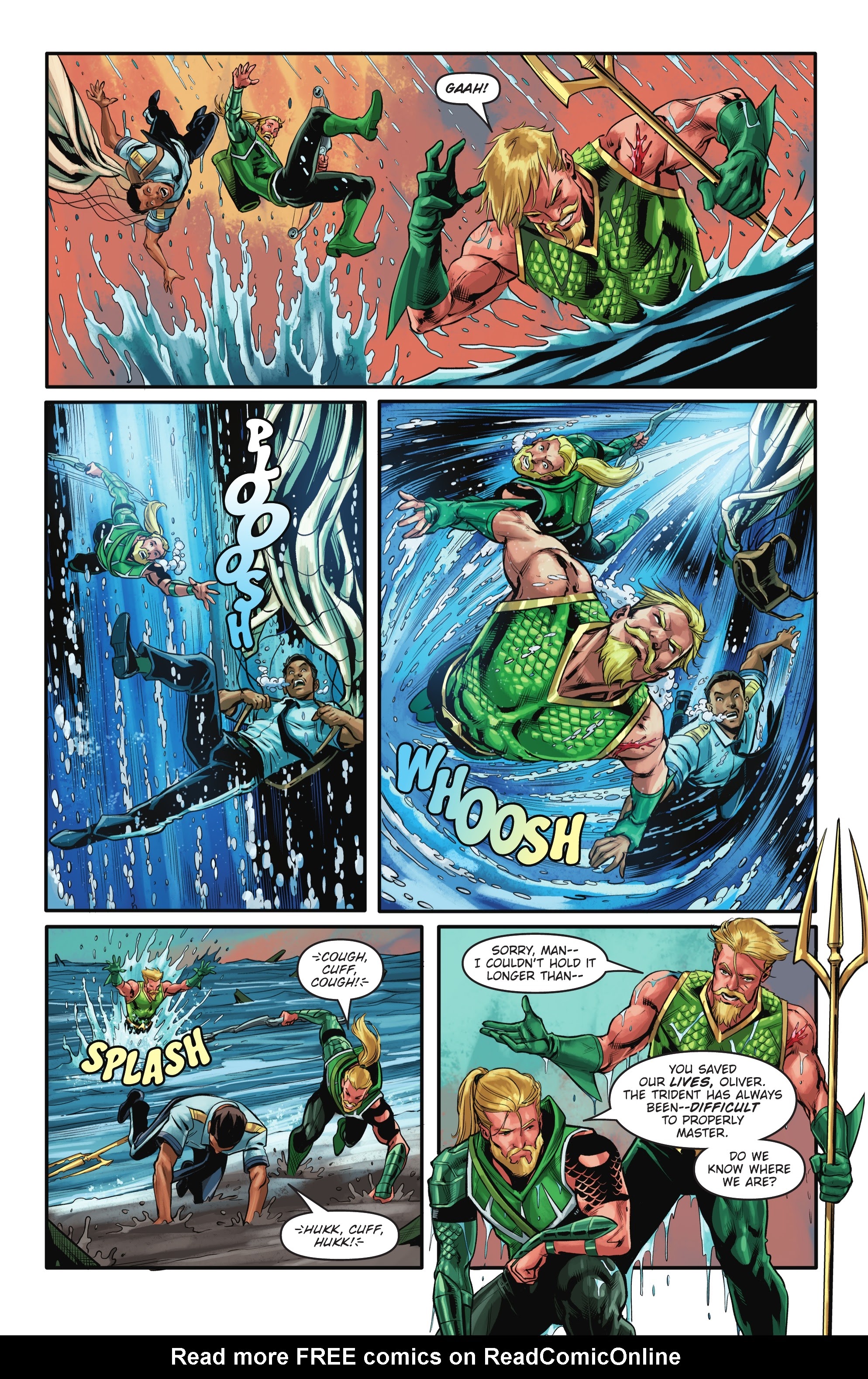 Read online Aquaman/Green Arrow - Deep Target comic -  Issue #2 - 21