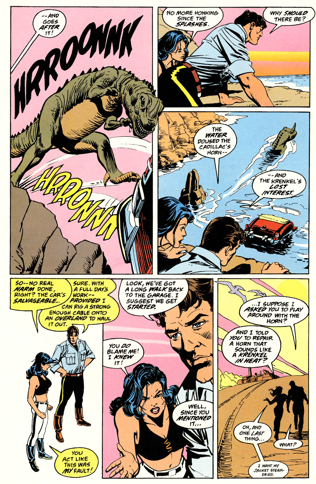 Read online Cadillacs and Dinosaurs comic -  Issue #1 - 9