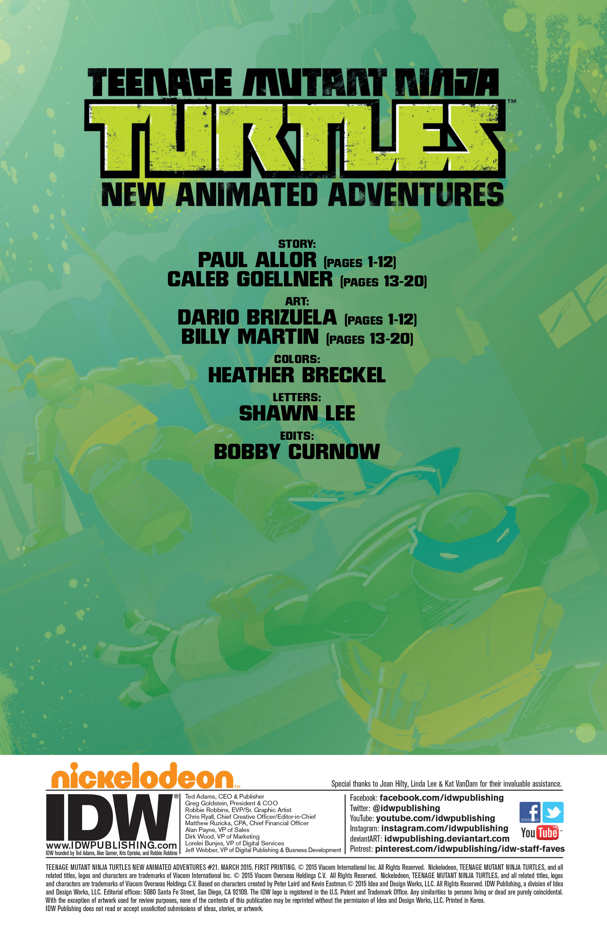 Read online Teenage Mutant Ninja Turtles New Animated Adventures comic -  Issue #21 - 2