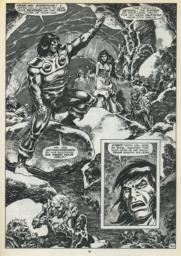 Read online The Savage Sword Of Conan comic -  Issue #173 - 37
