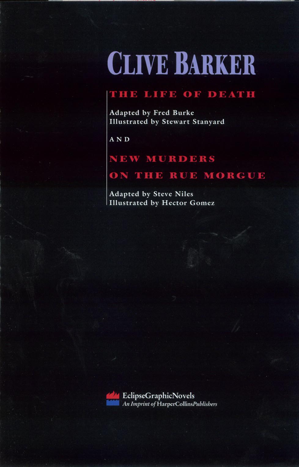 Read online Clive Barker: The Life of Death comic -  Issue # TPB - 4