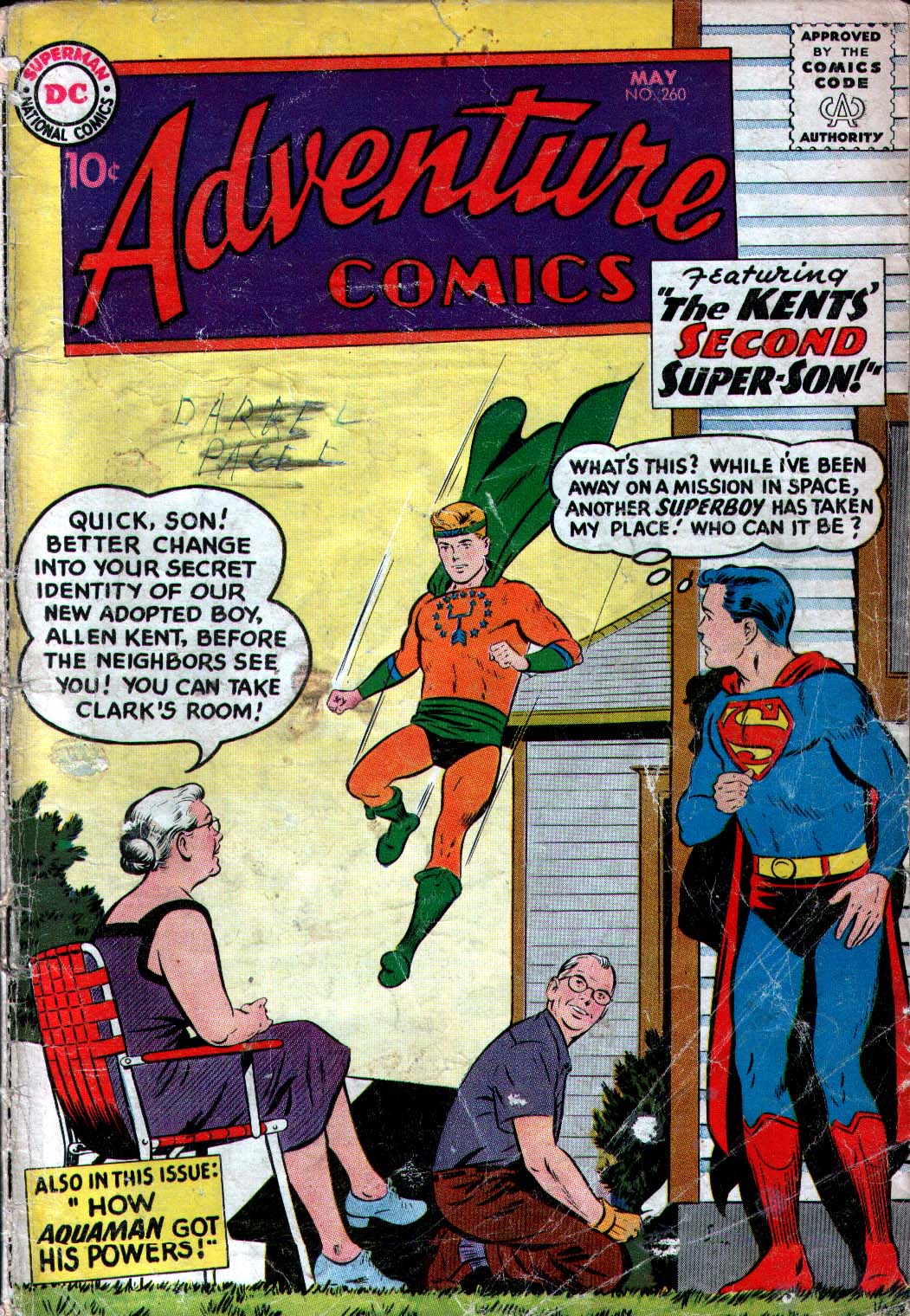 Read online Adventure Comics (1938) comic -  Issue #260 - 1