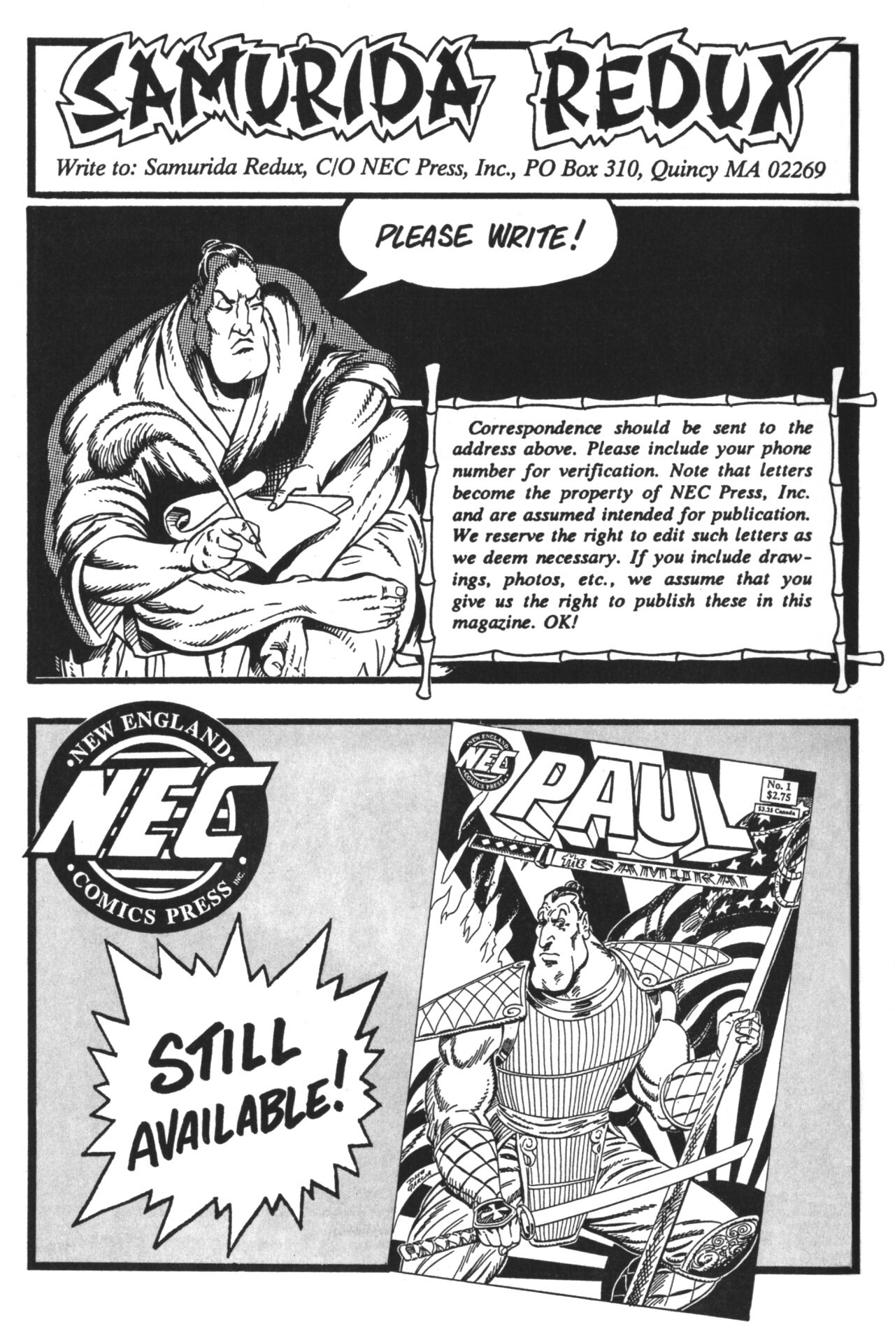 Read online Paul the Samurai (1992) comic -  Issue #2 - 30