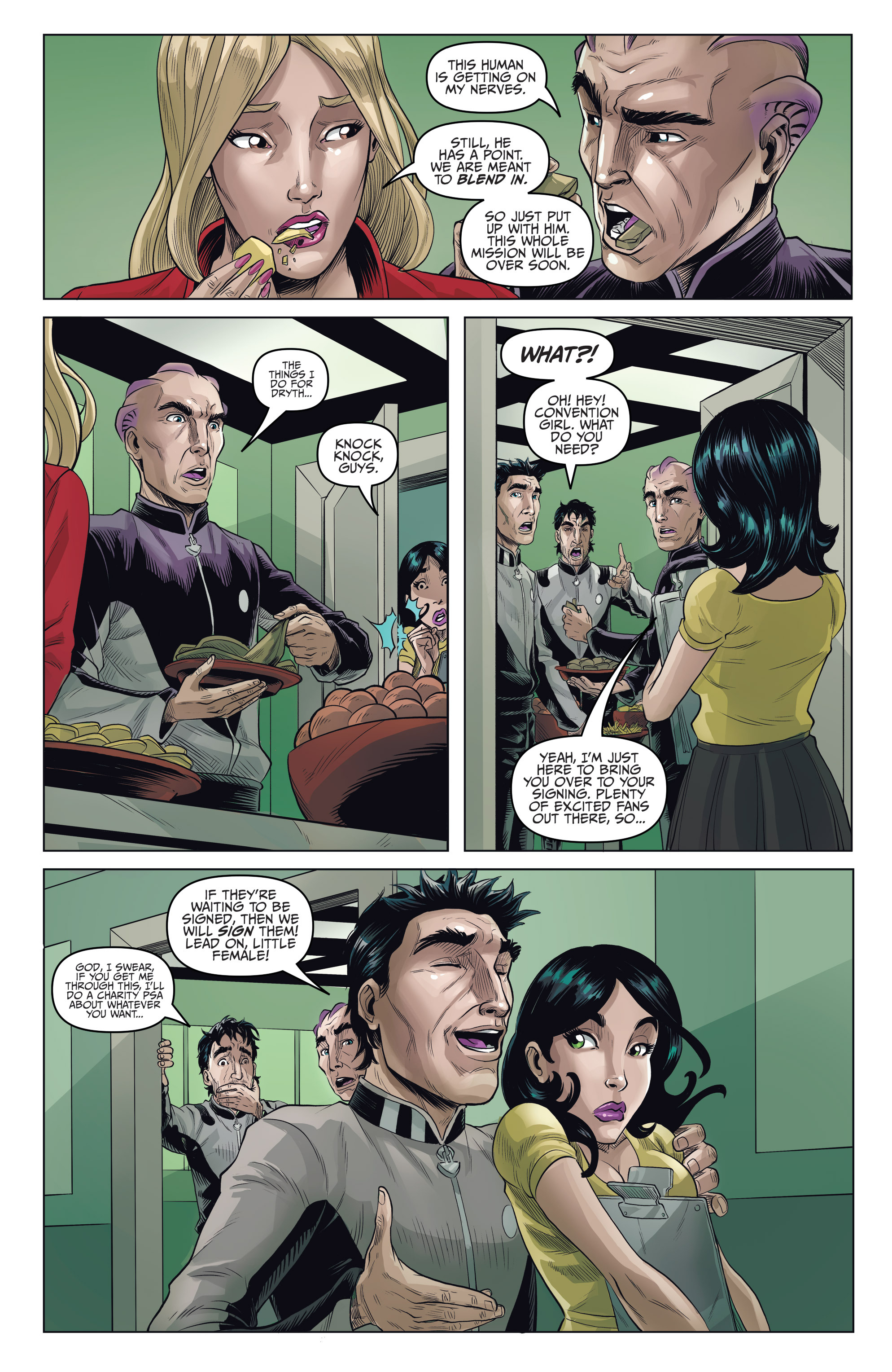 Read online Galaxy Quest: The Journey Continues comic -  Issue #3 - 13