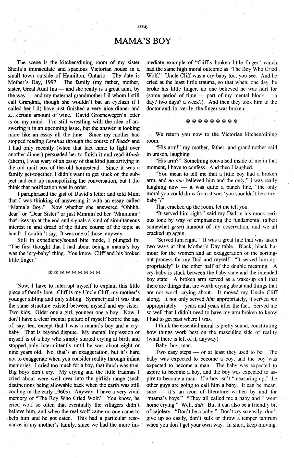 Read online Cerebus comic -  Issue #226 - 20