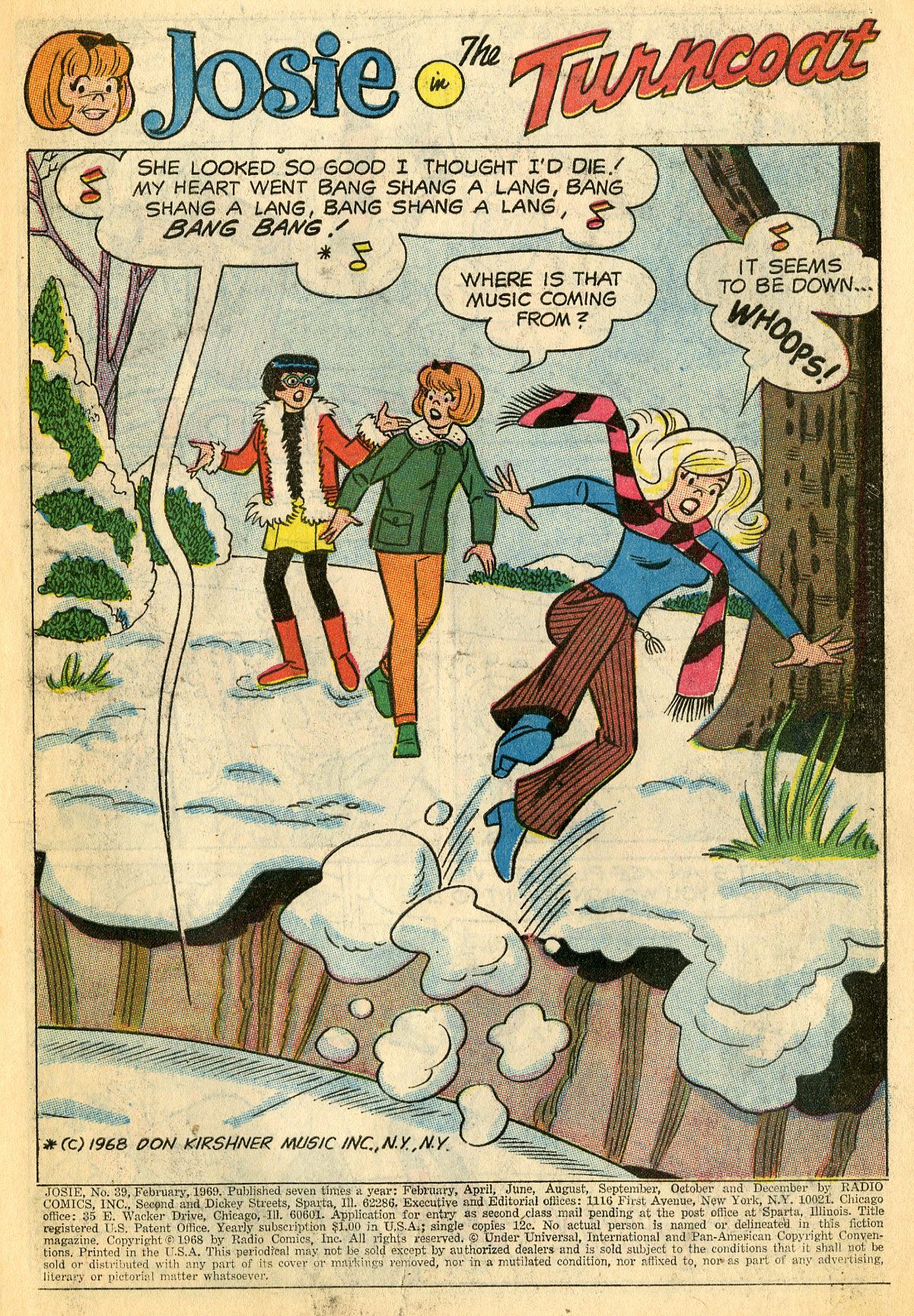 Read online Josie comic -  Issue #39 - 3