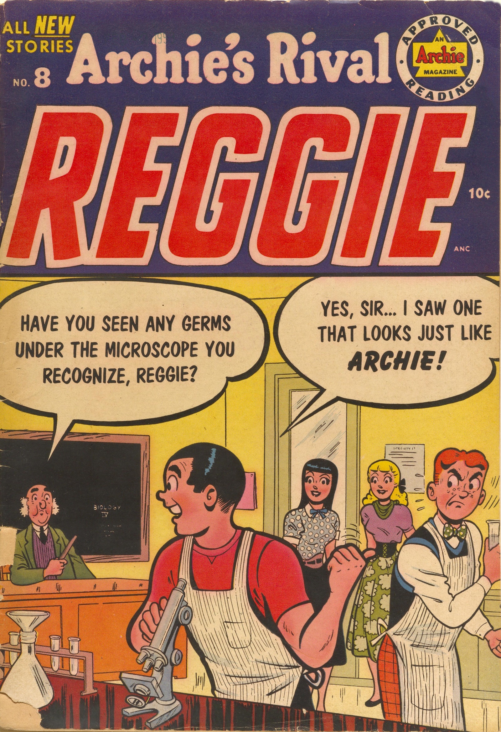 Read online Archie's Rival Reggie comic -  Issue #8 - 1
