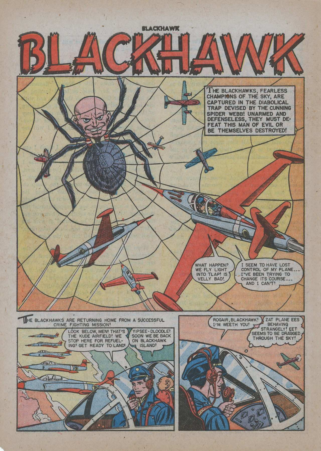 Read online Blackhawk (1957) comic -  Issue #40 - 43