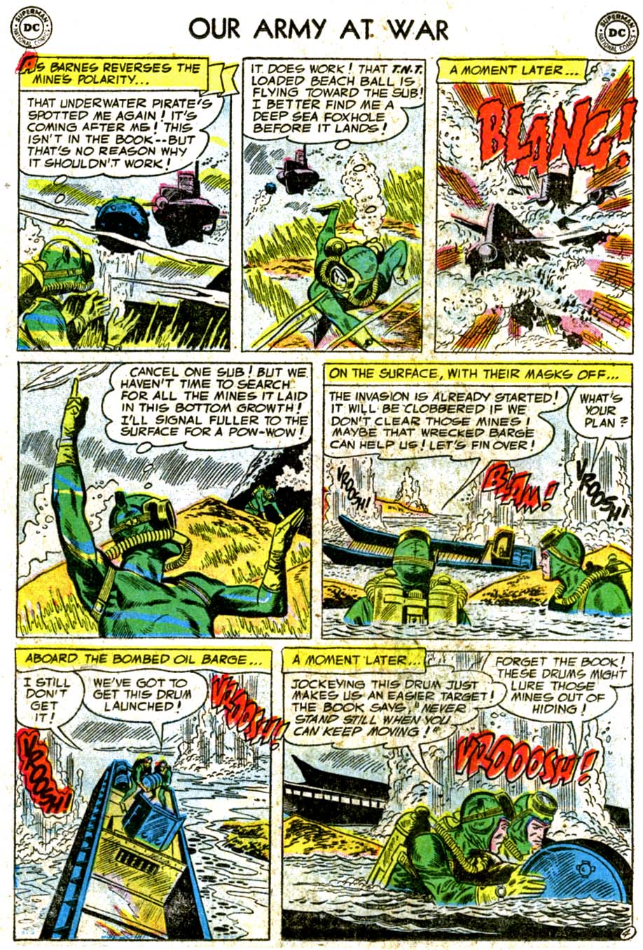 Read online Our Army at War (1952) comic -  Issue #40 - 22