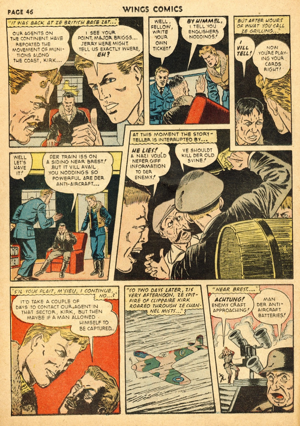 Read online Wings Comics comic -  Issue #22 - 48