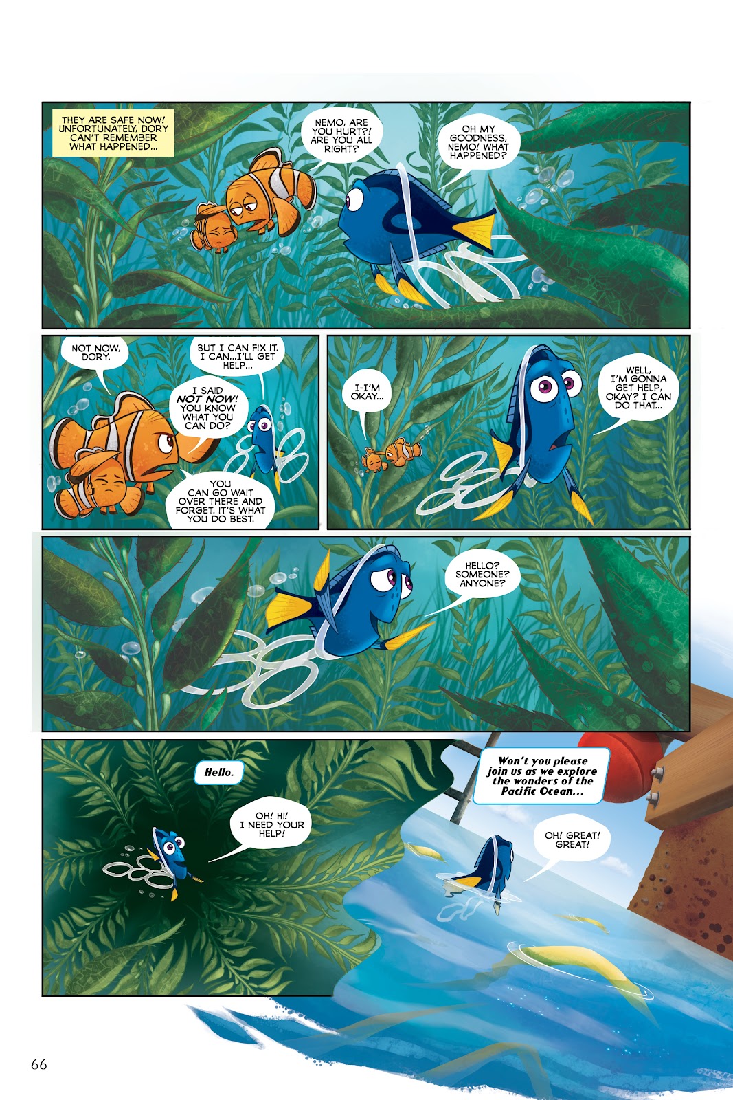 Disney/PIXAR Finding Nemo and Finding Dory: The Story of the Movies in Comics issue TPB - Page 66