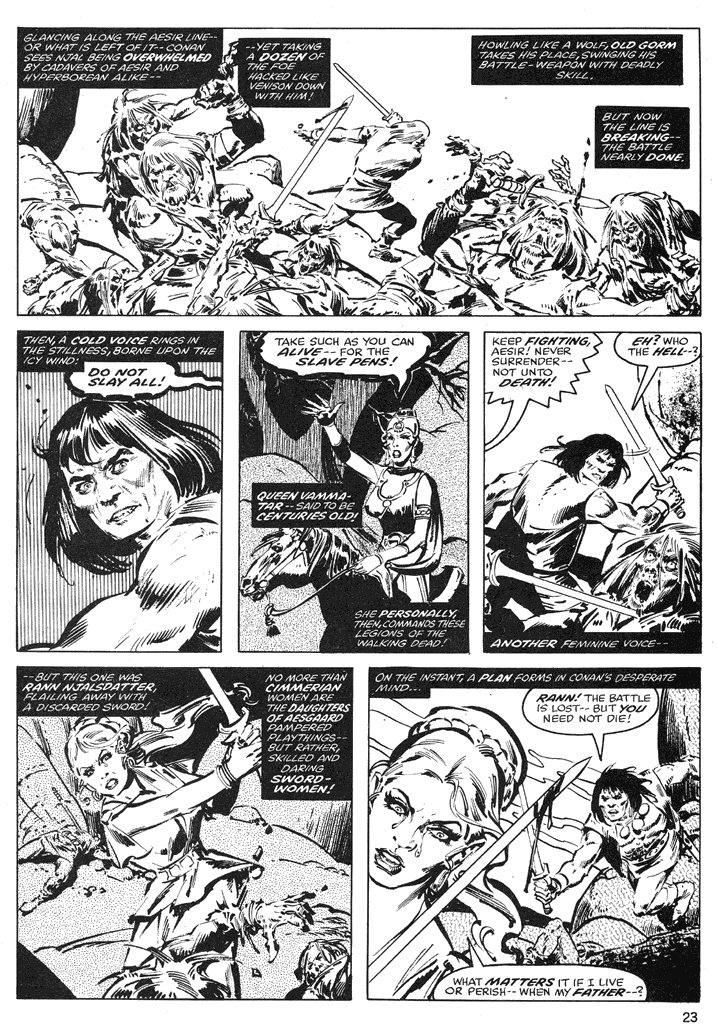 Read online The Savage Sword Of Conan comic -  Issue #39 - 23