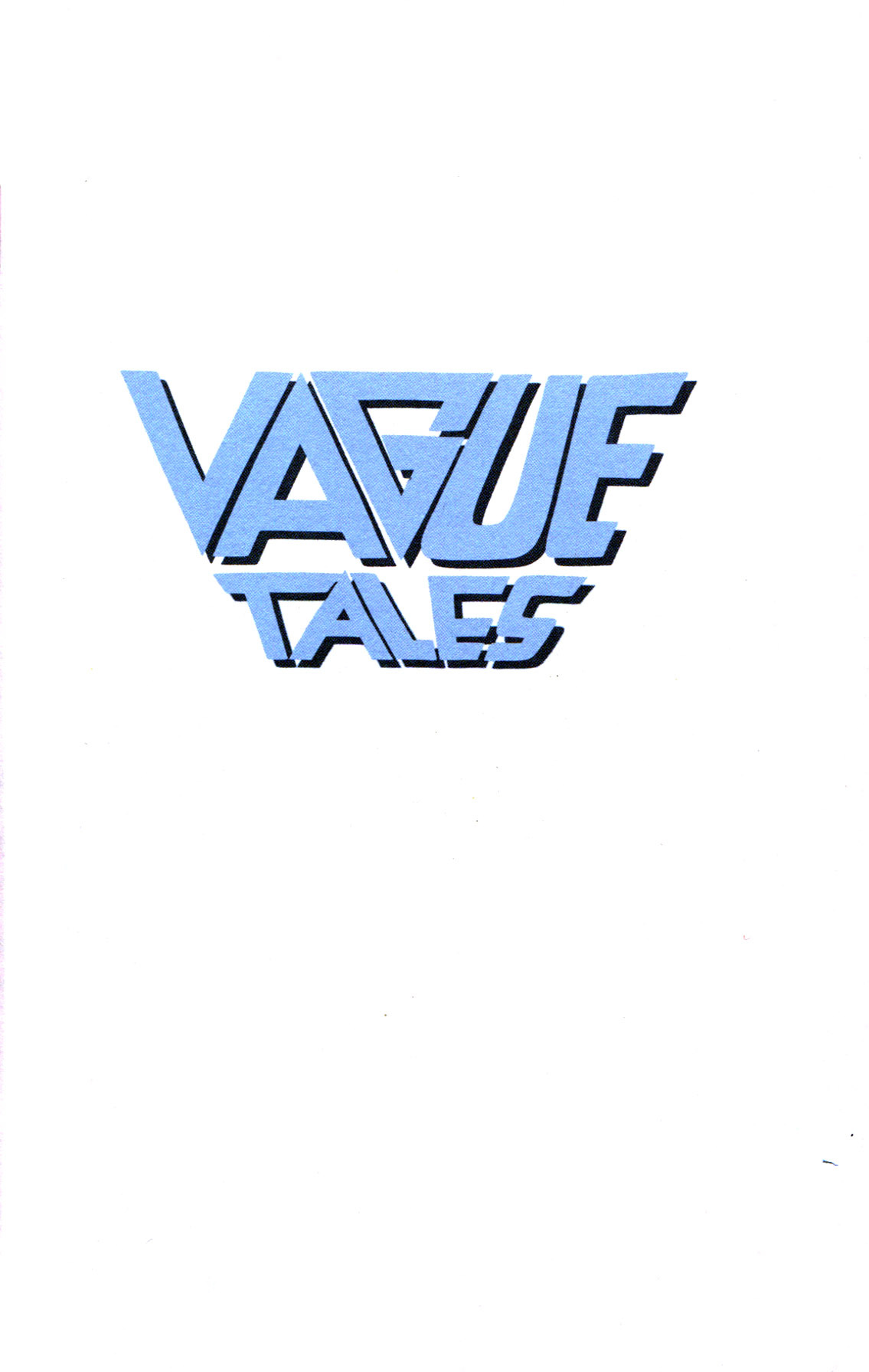 Read online Vague Tales comic -  Issue # Full - 3