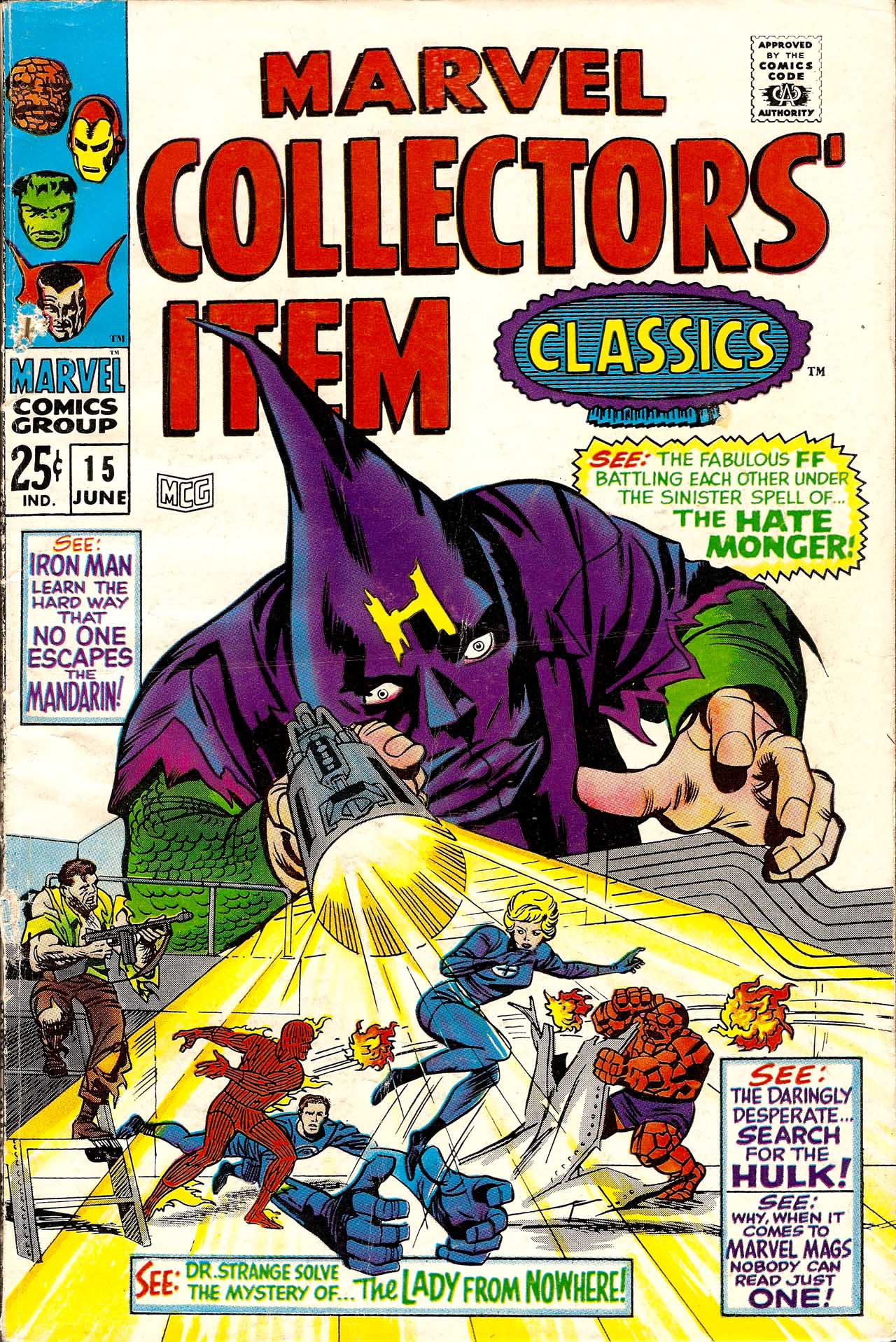 Read online Marvel Collectors' Item Classics comic -  Issue #15 - 1