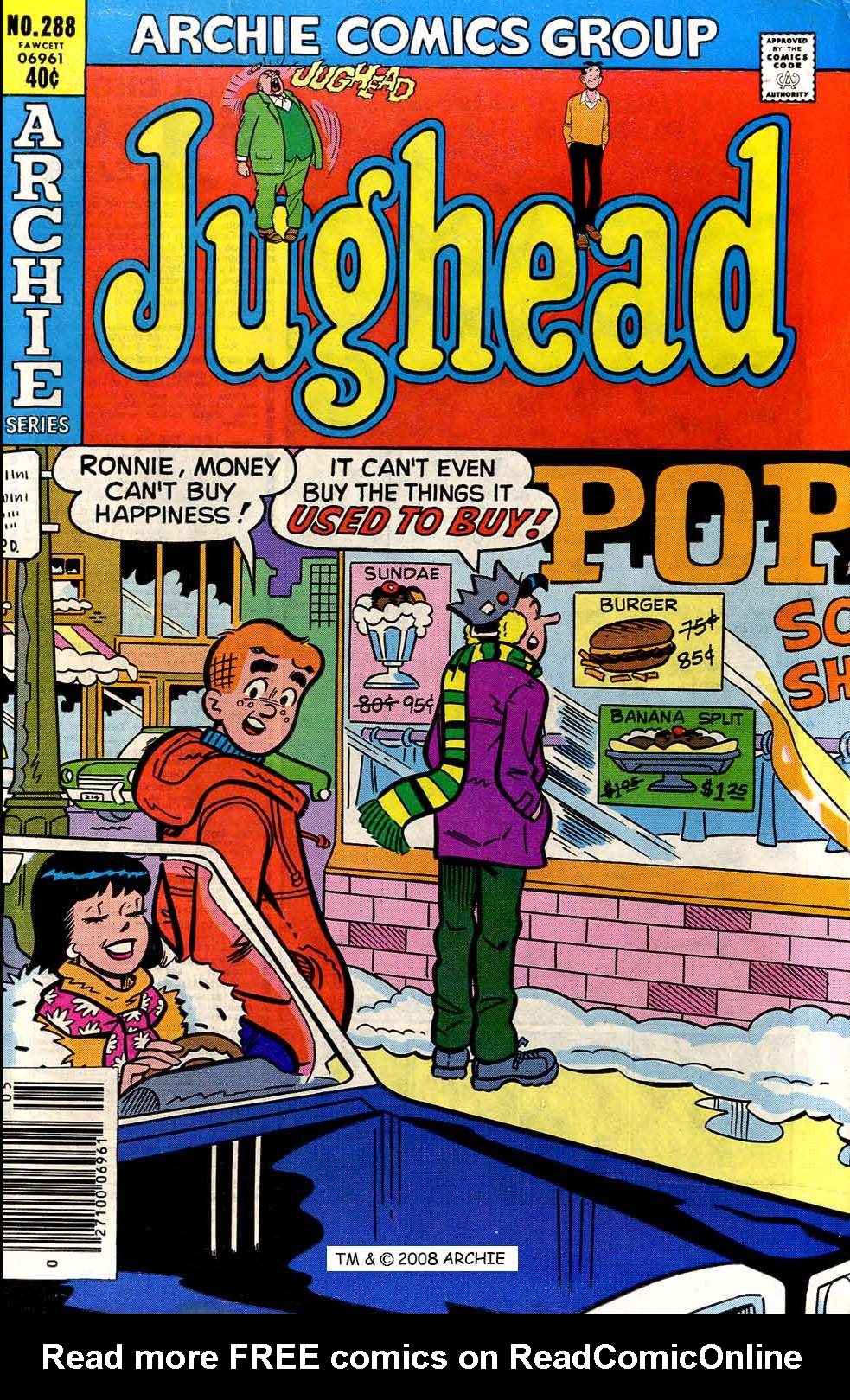Read online Jughead (1965) comic -  Issue #288 - 1