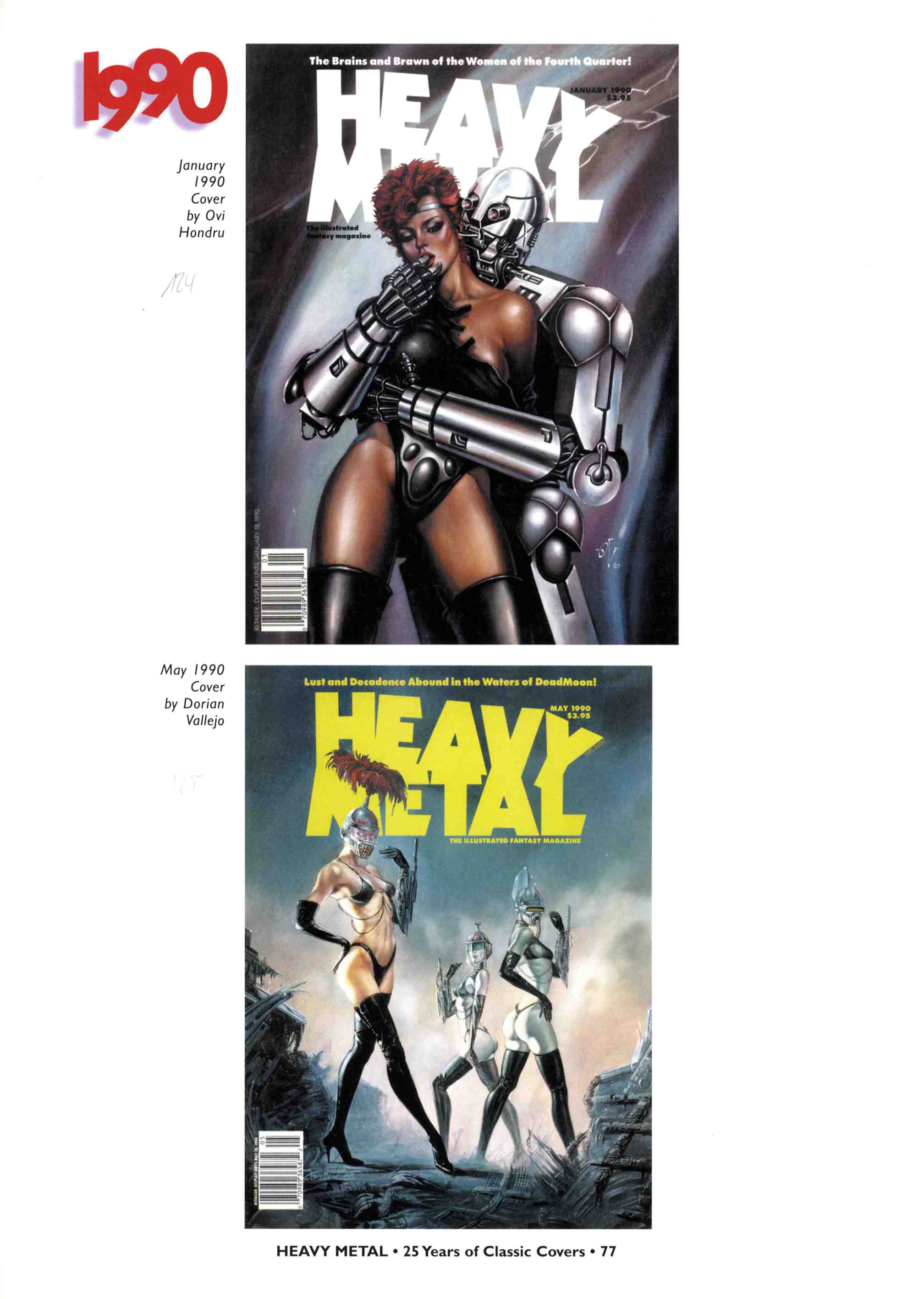 Read online Heavy Metal: 25 Years of Classic Covers comic -  Issue # TPB - 83