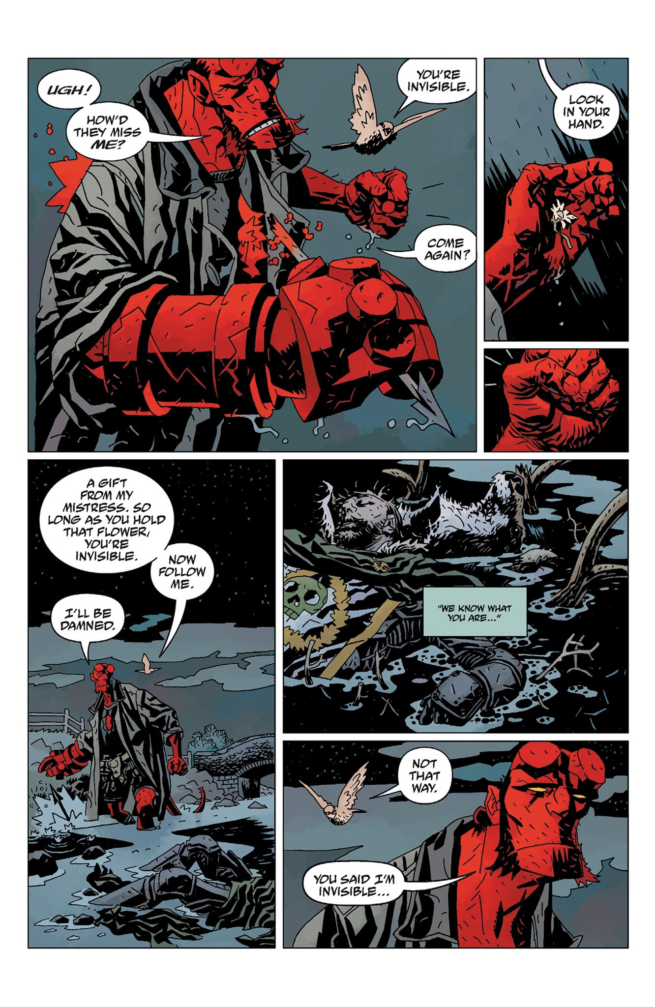 Read online Hellboy: The Wild Hunt comic -  Issue # TPB - 40