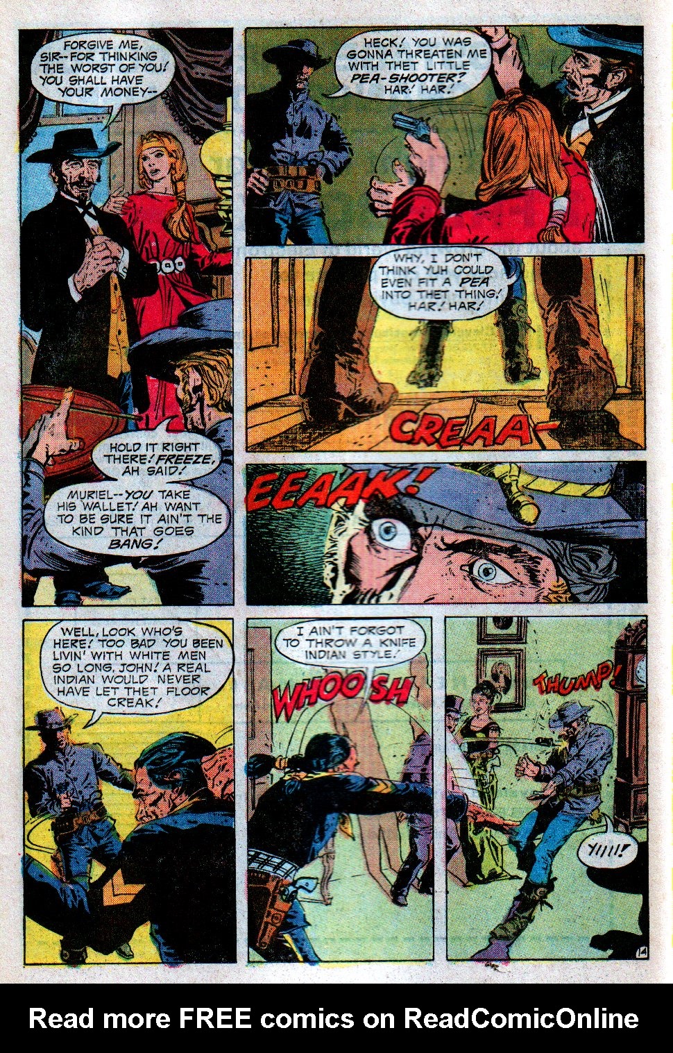 Read online Weird Western Tales (1972) comic -  Issue #20 - 17