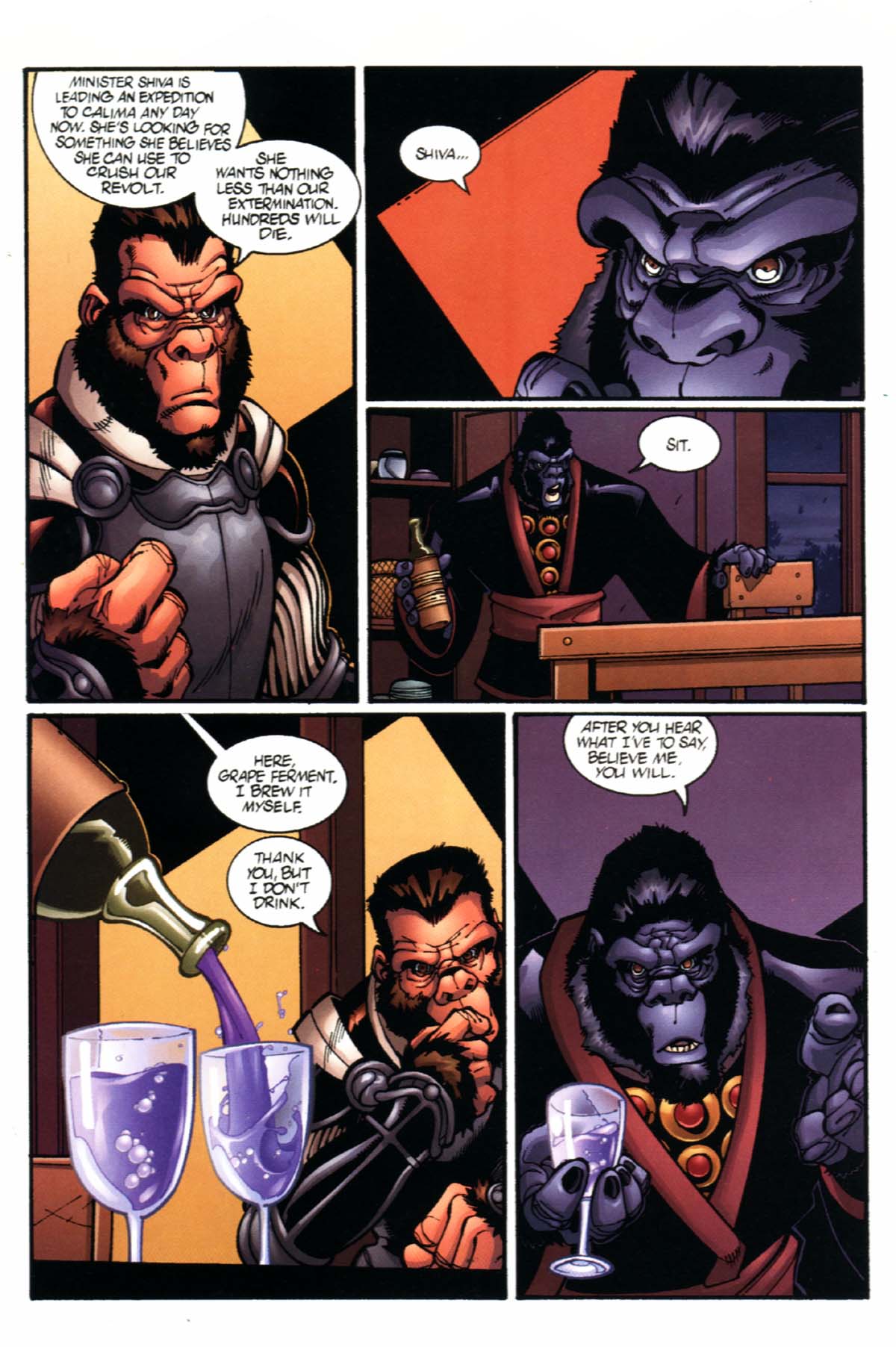 Read online Planet of the Apes: The Human War comic -  Issue #2 - 18