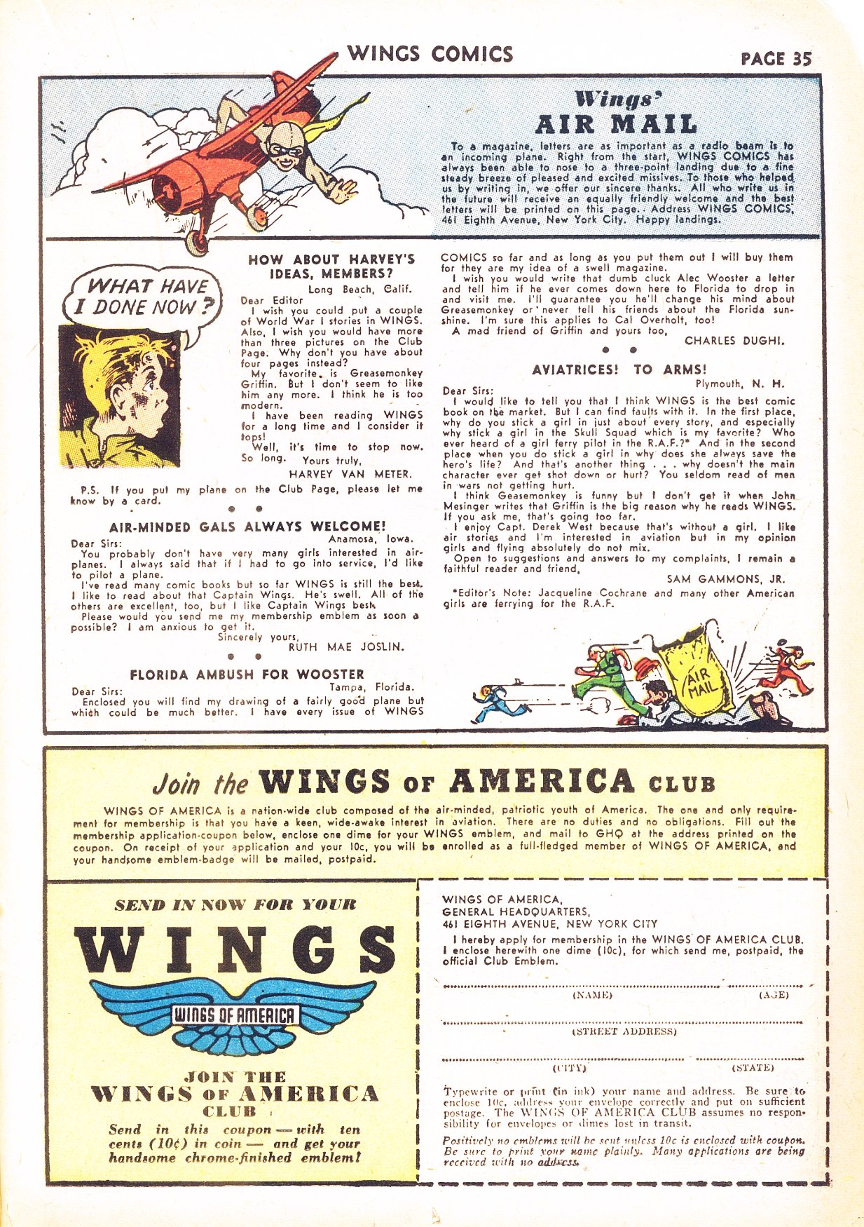 Read online Wings Comics comic -  Issue #26 - 37
