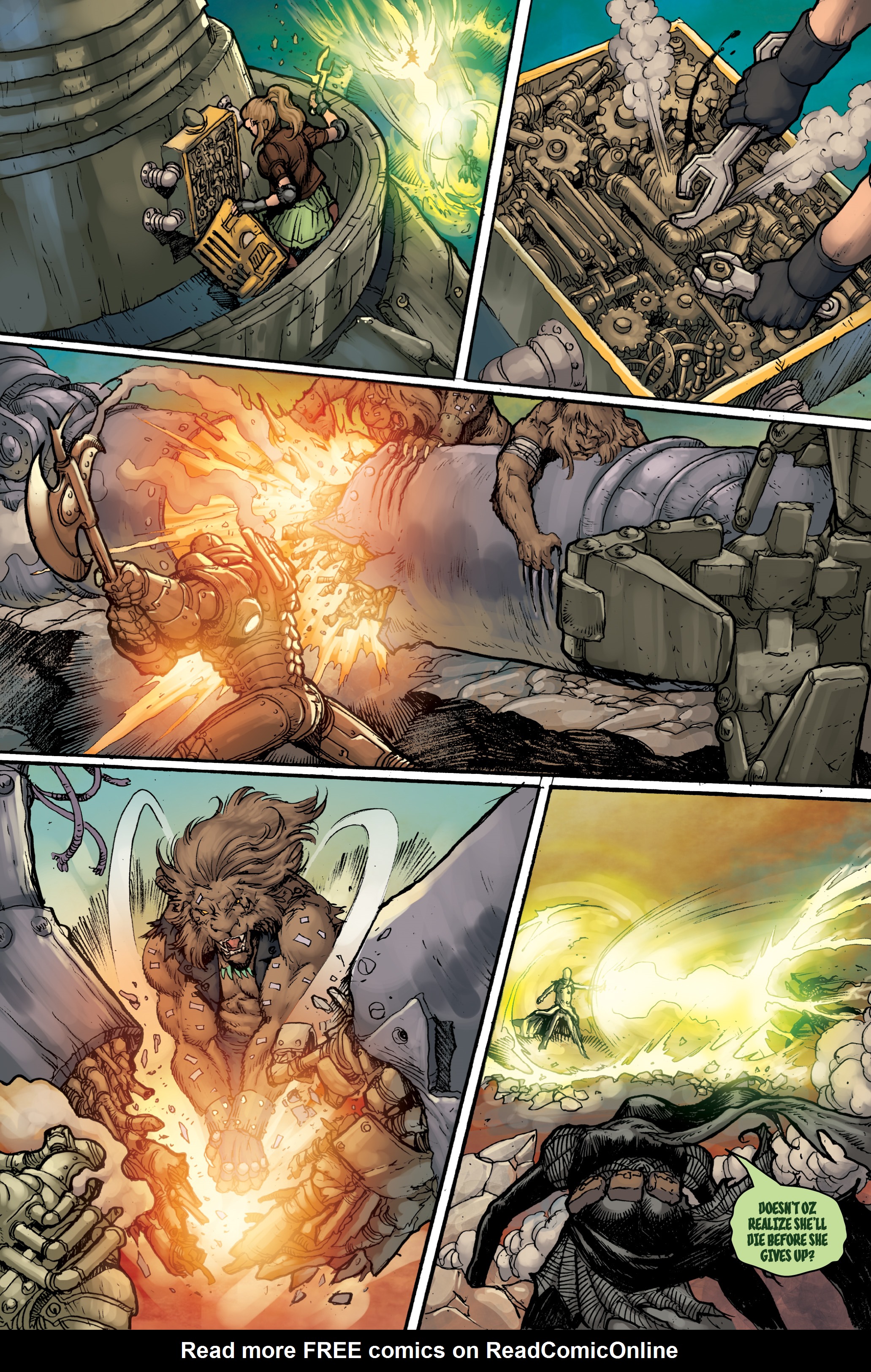 Read online The Steam Engines of Oz: The Geared Leviathan comic -  Issue #3 - 21