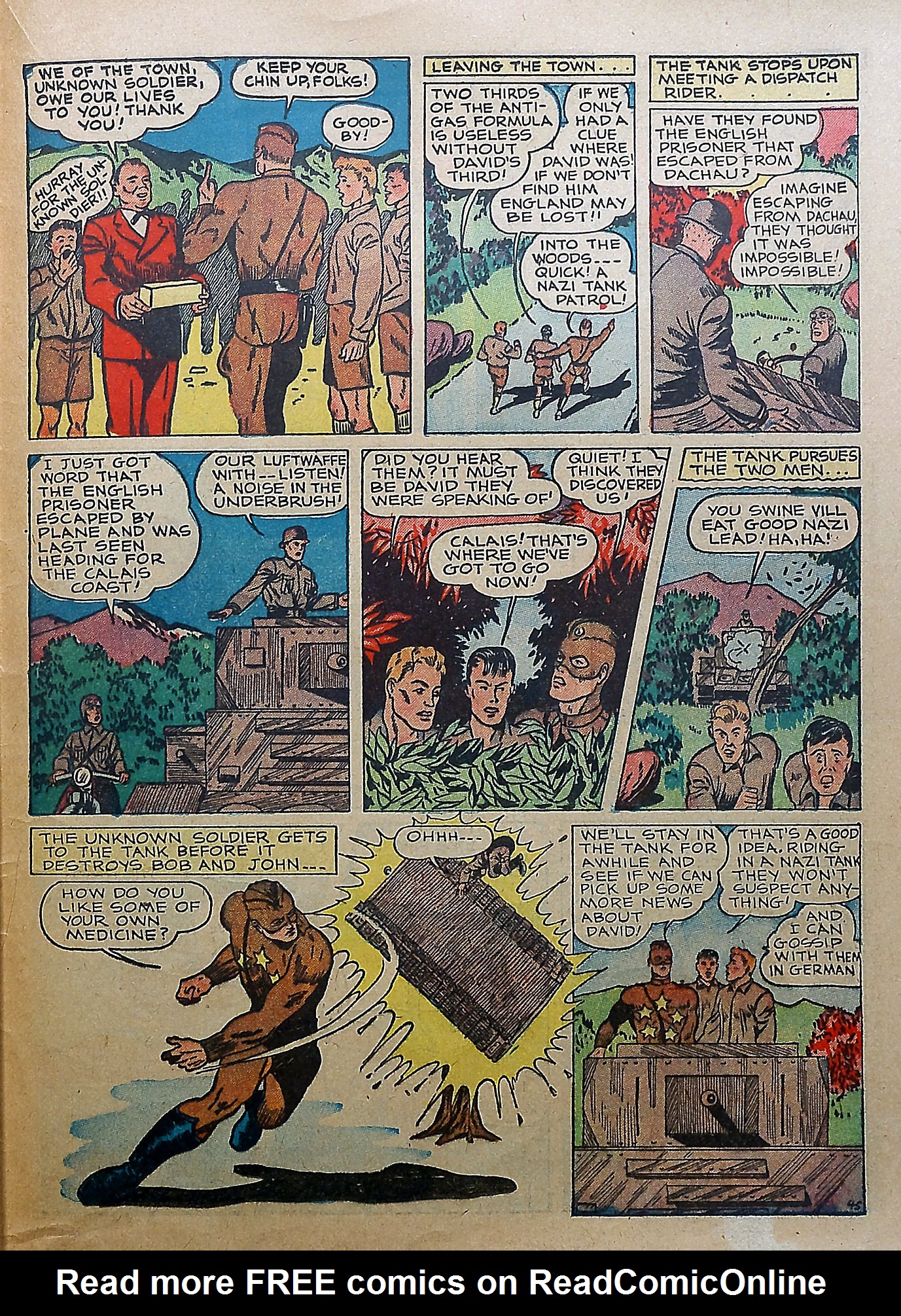 Read online Our Flag Comics comic -  Issue #5 - 42