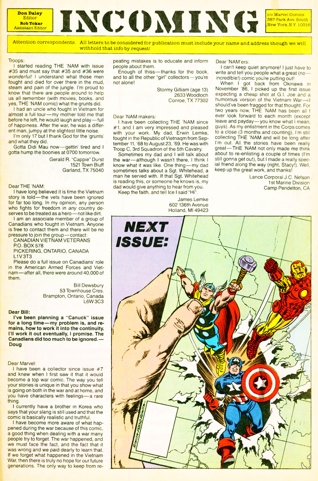 Read online The 'Nam comic -  Issue #40 - 24