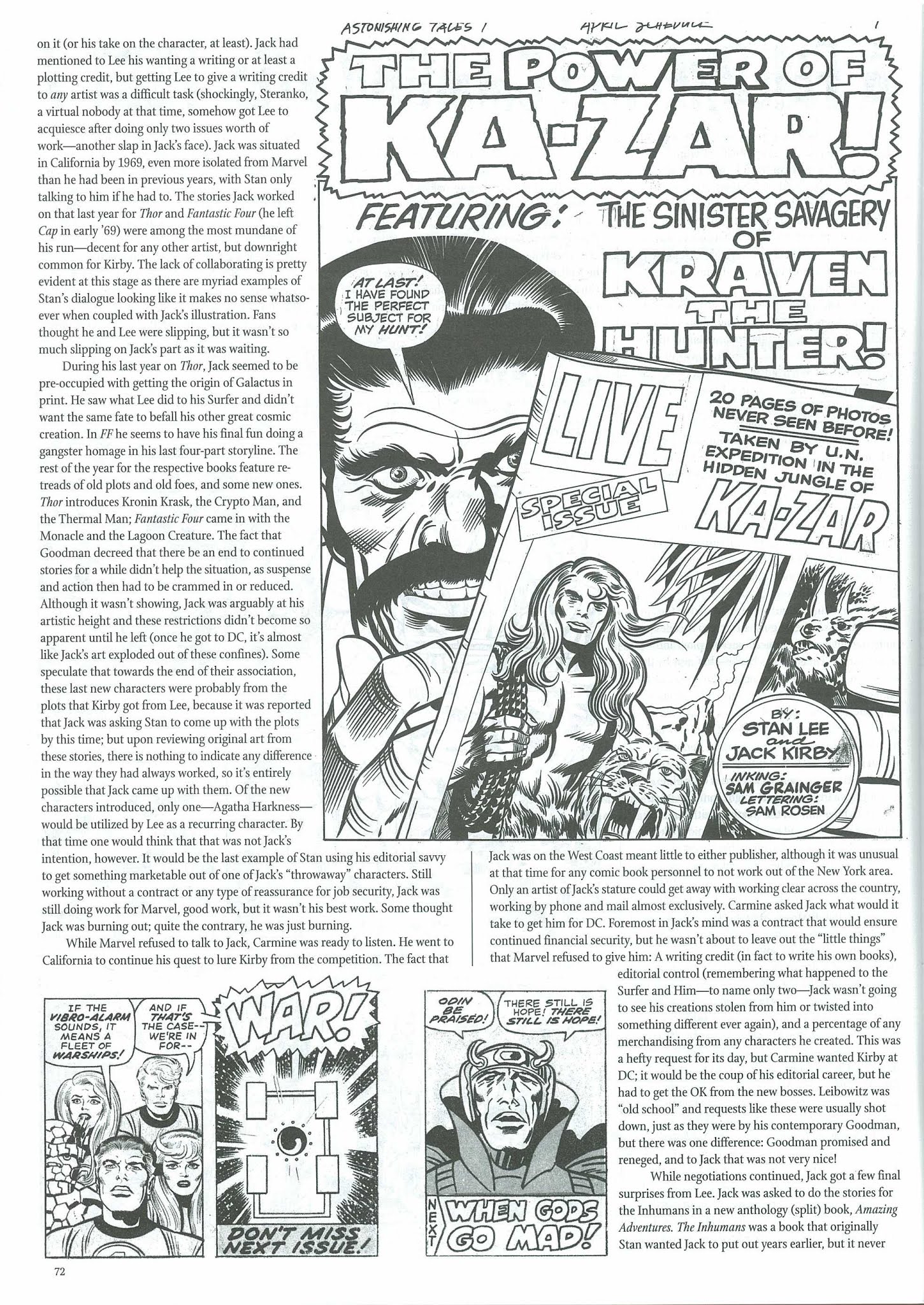 Read online The Jack Kirby Collector comic -  Issue #36 - 74