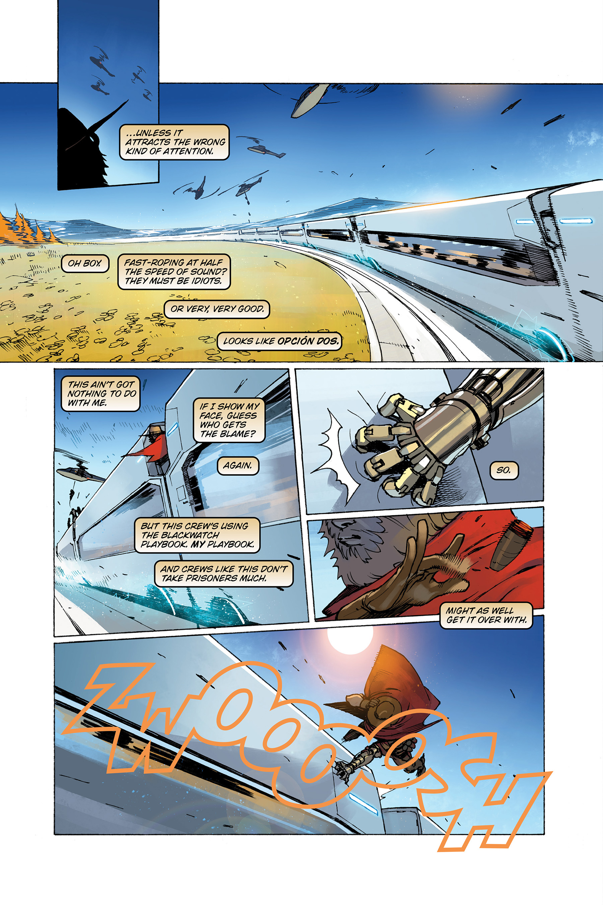 Overwatch 001 McCree Train Hopper (2016) Read All Comics Online