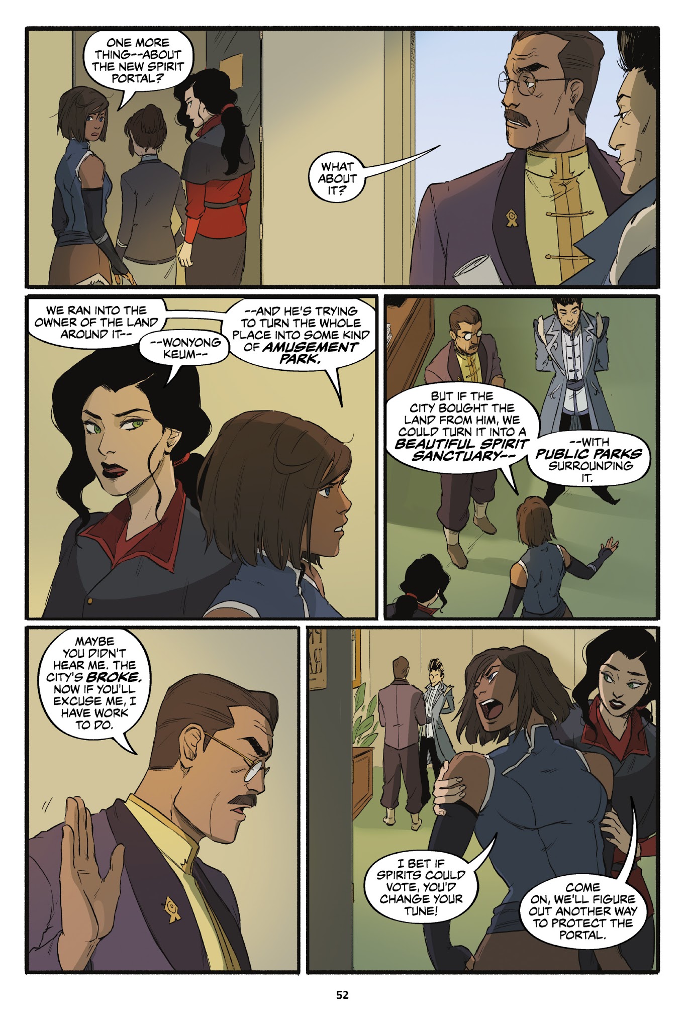 Read online Nickelodeon The Legend of Korra – Turf Wars comic -  Issue #1 - 53