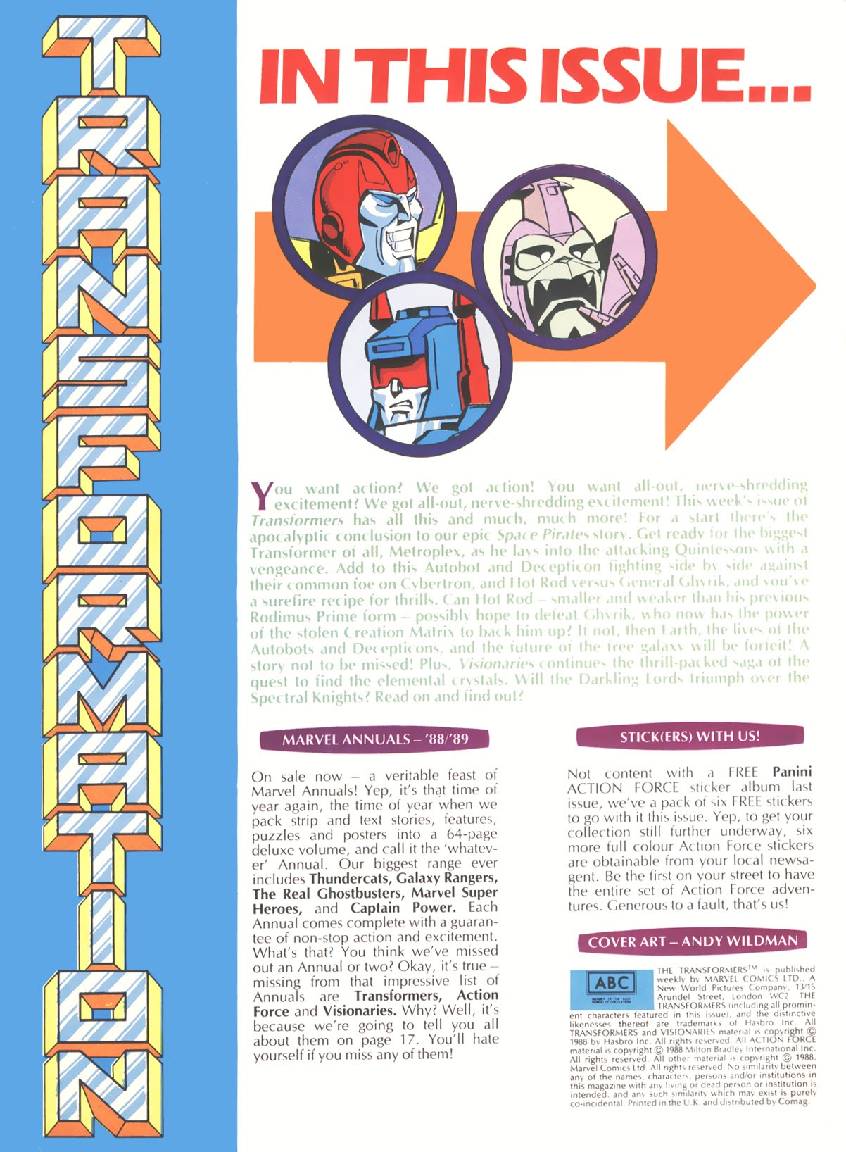 Read online The Transformers (UK) comic -  Issue #187 - 2
