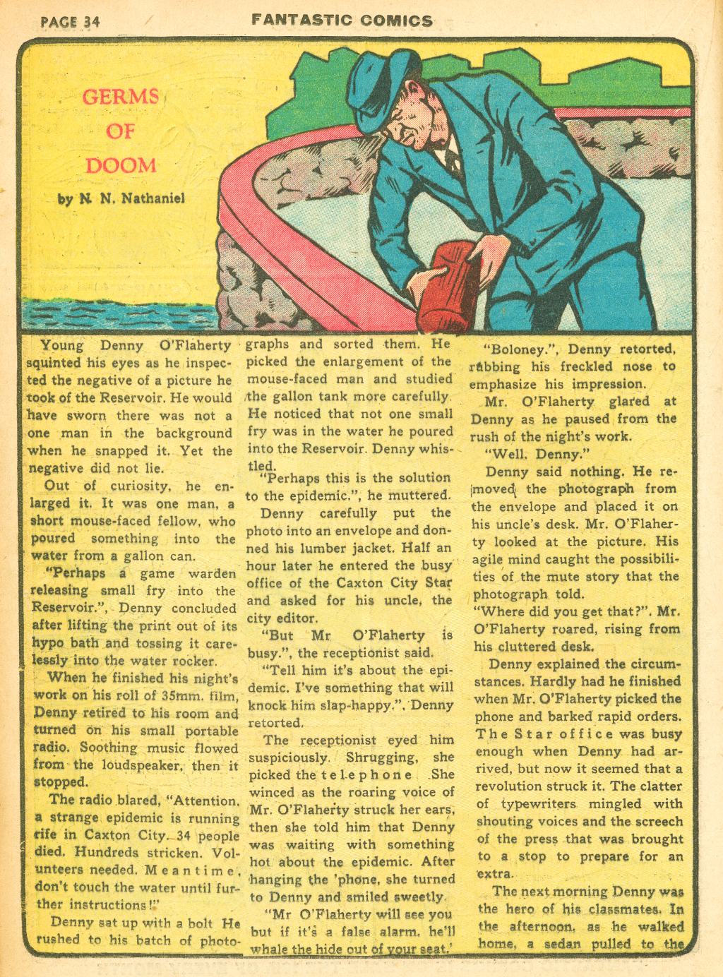 Read online Fantastic Comics comic -  Issue #12 - 36