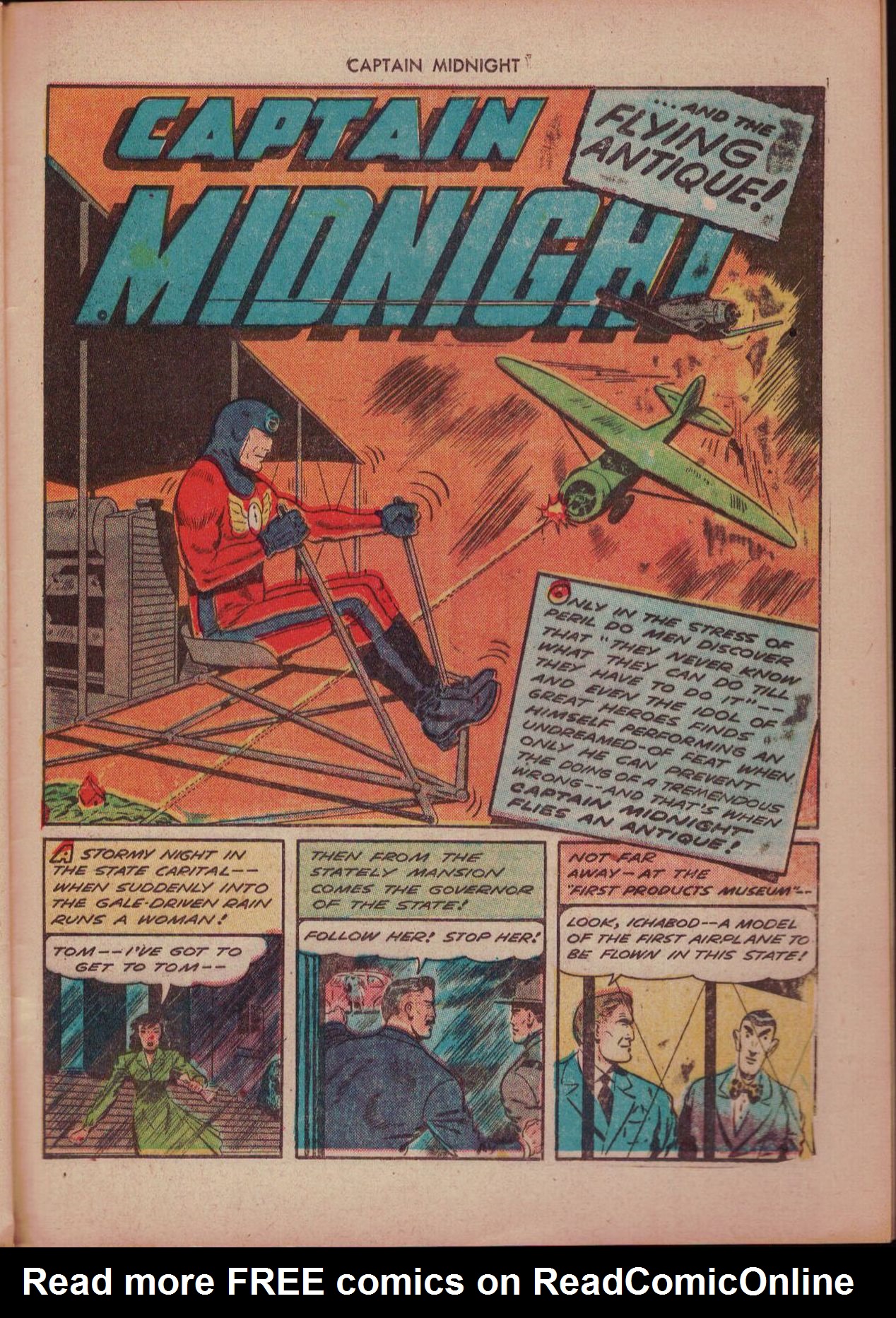 Read online Captain Midnight (1942) comic -  Issue #16 - 41