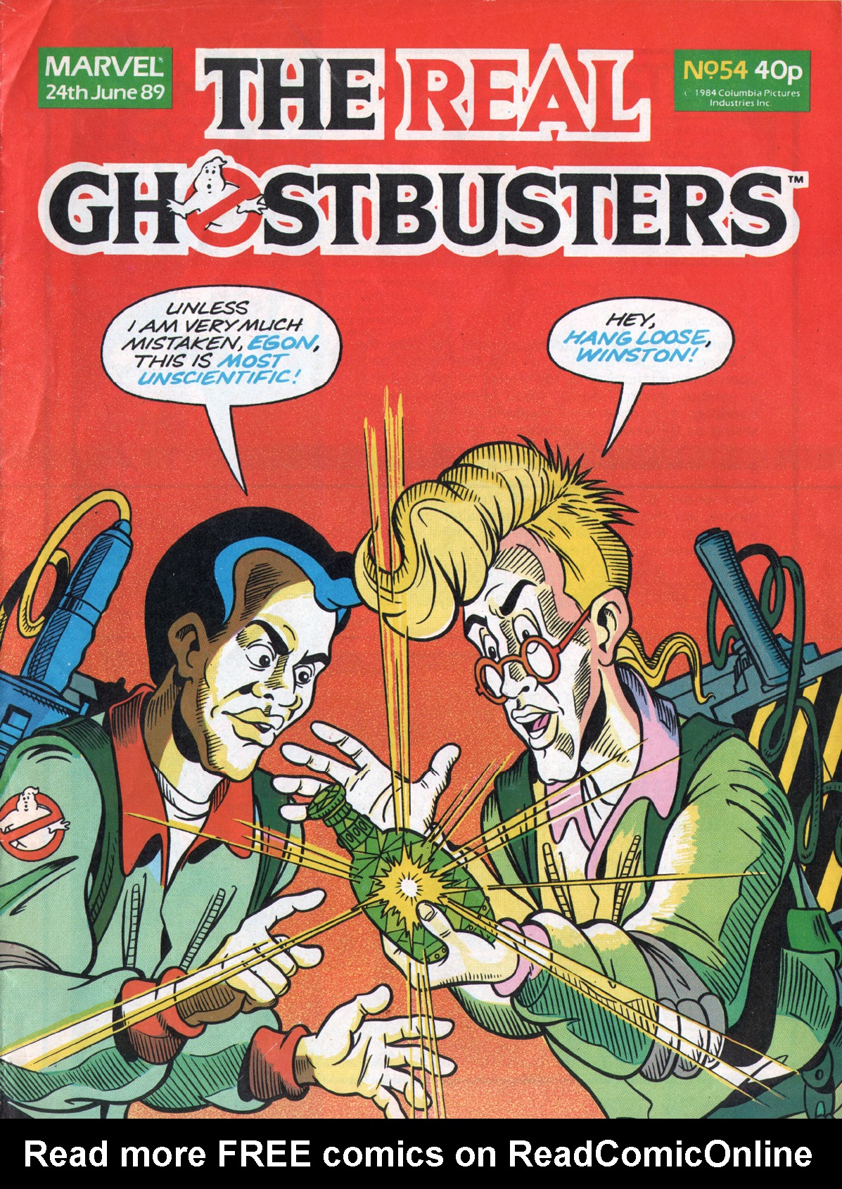 Read online The Real Ghostbusters comic -  Issue #54 - 1