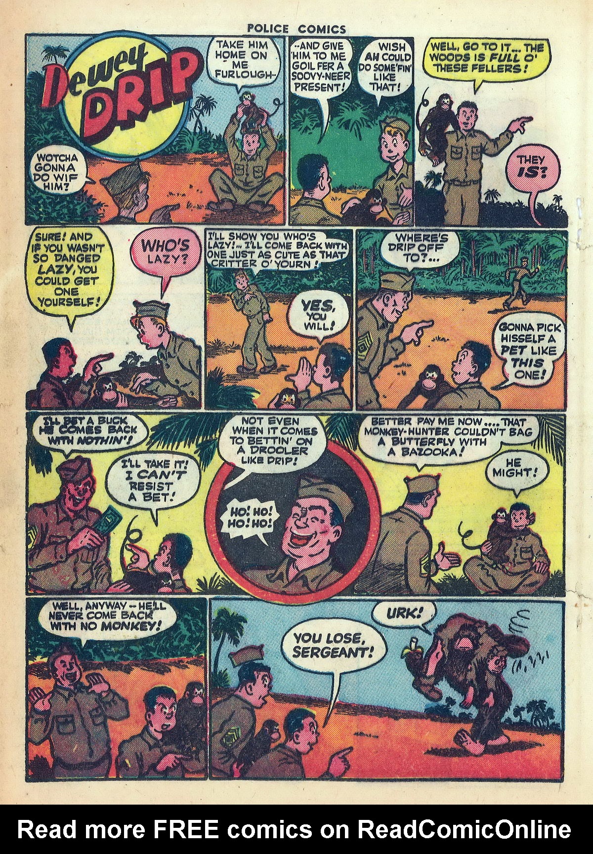 Read online Police Comics comic -  Issue #45 - 30