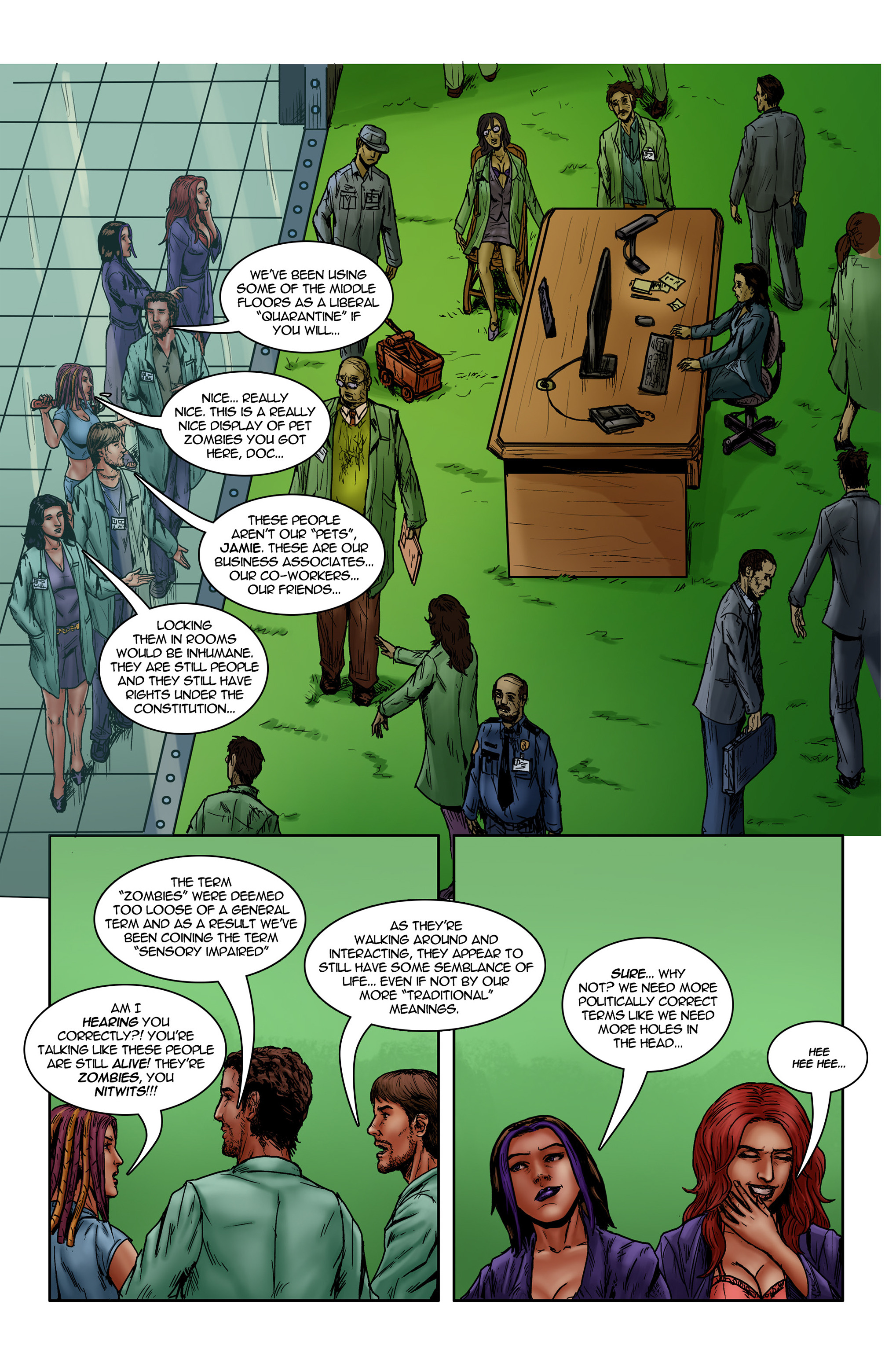 Read online Chaos Campus: Sorority Girls Vs. Zombies comic -  Issue #21 - 23