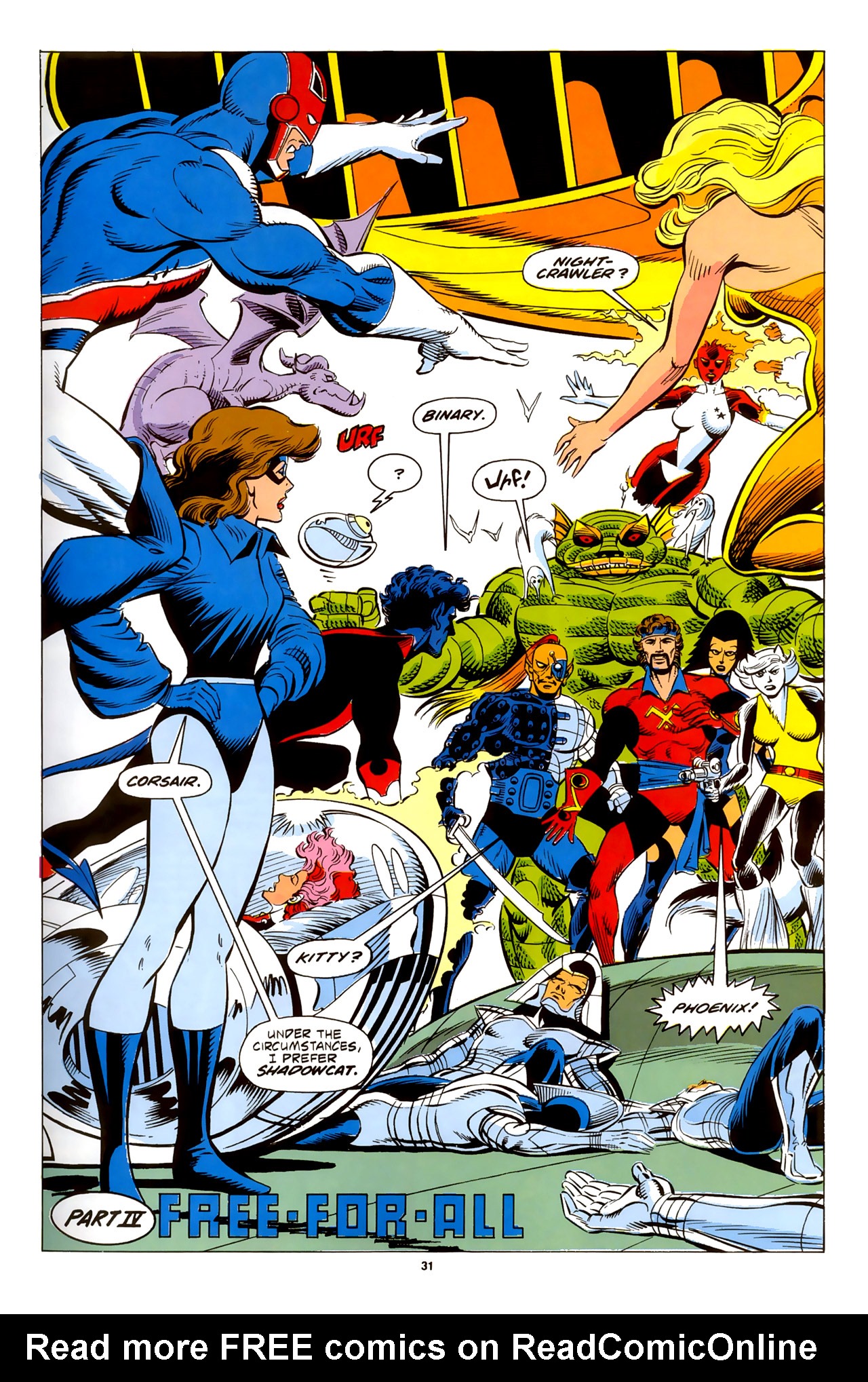 Read online X-Men Spotlight On...Starjammers comic -  Issue #2 - 33