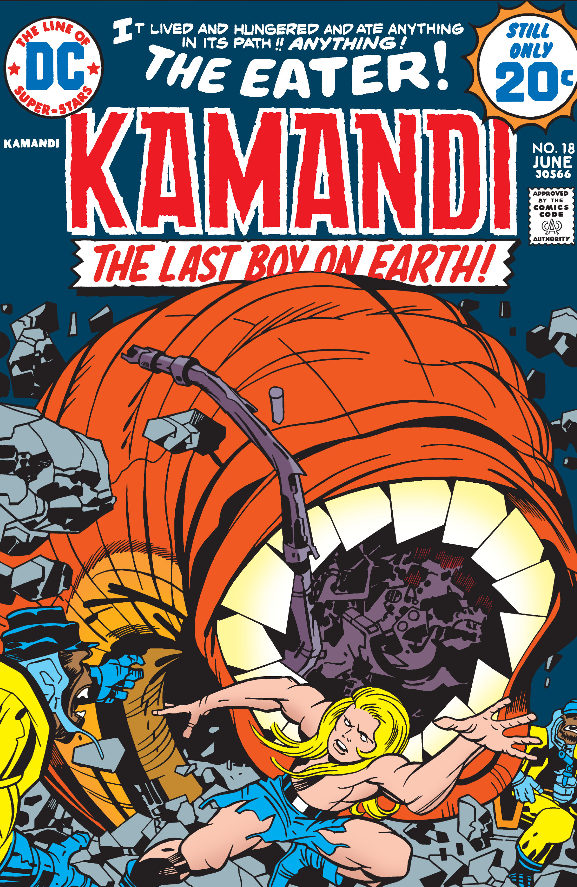Read online Kamandi, The Last Boy On Earth comic -  Issue #18 - 1