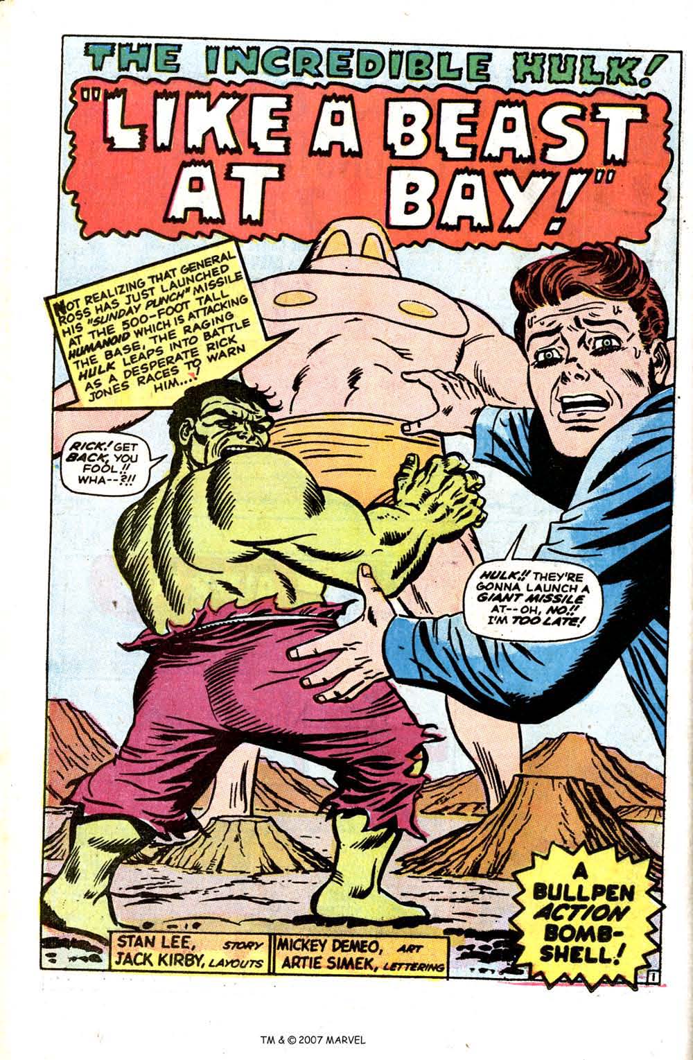 Read online The Incredible Hulk (1968) comic -  Issue # _Annual 1970 - 16