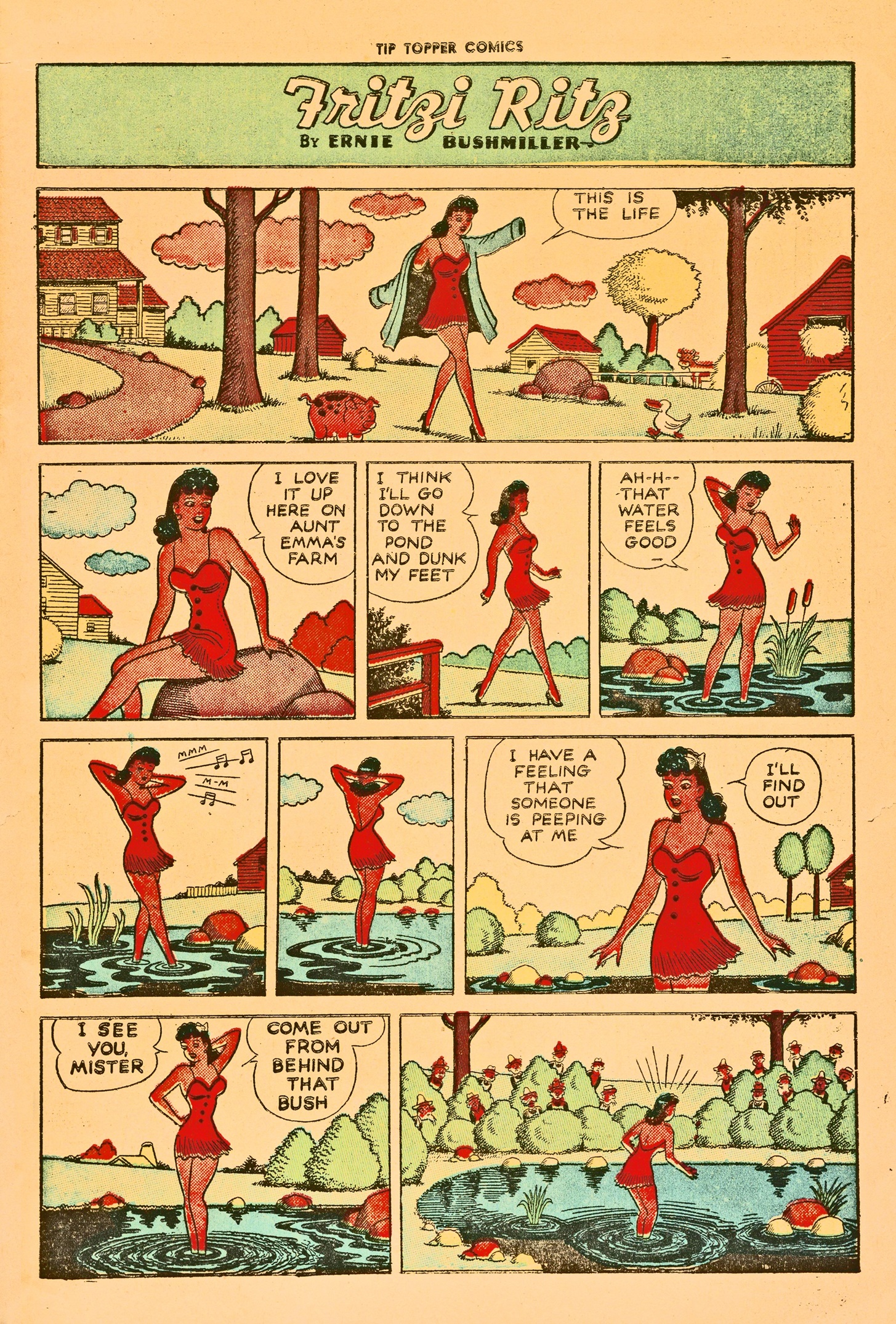 Read online Tip Topper Comics comic -  Issue #1 - 9